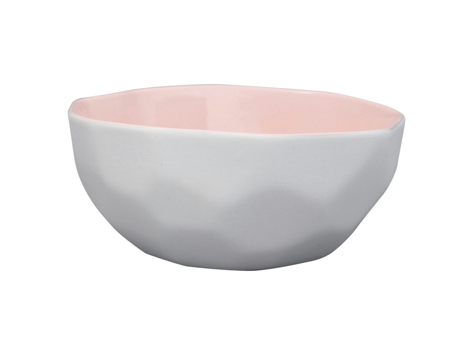 Greengate Müslischale Elements Müslischale pale pink 14,5cm, Steinzeug, (Müslischalen)