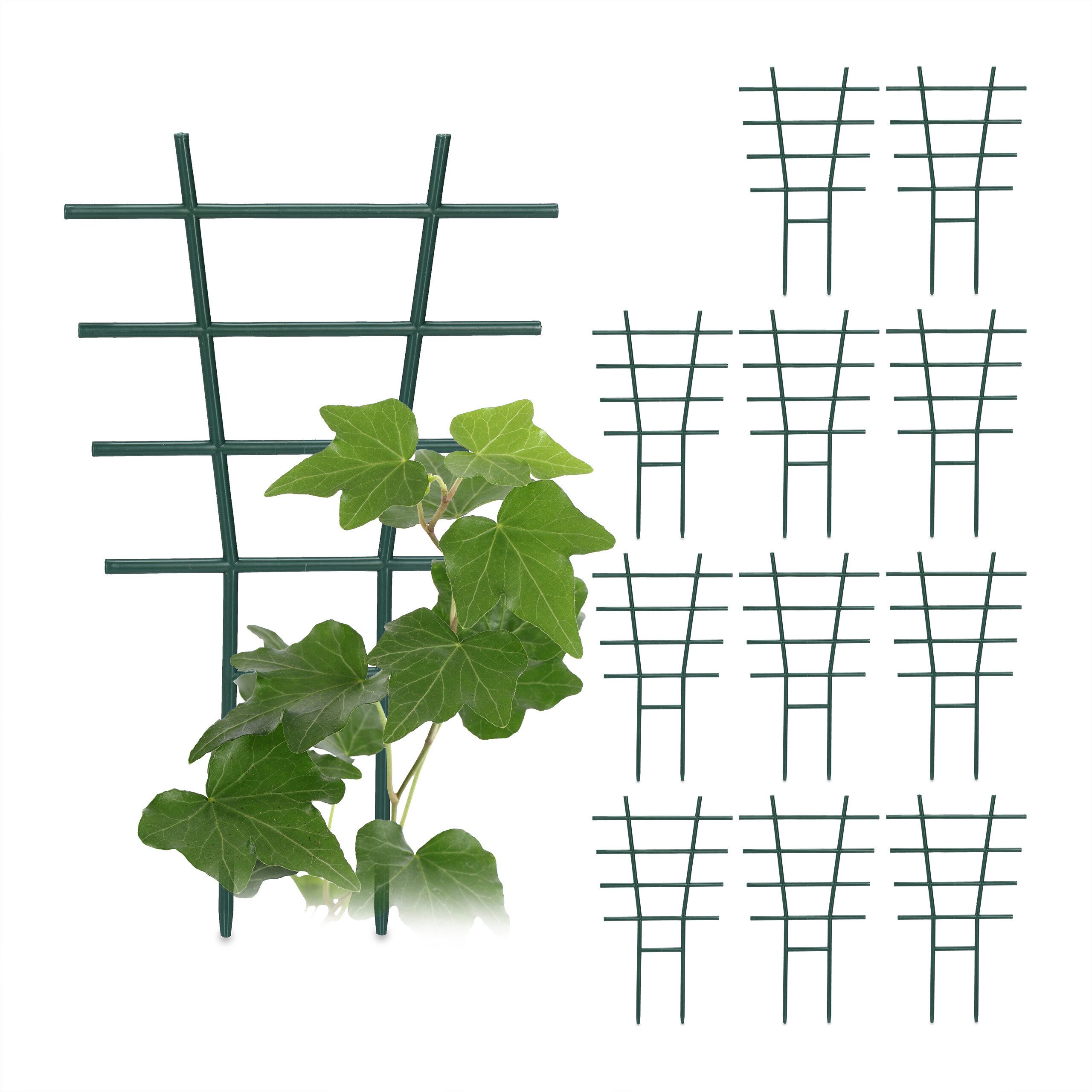 relaxdays Rankhilfe Pflanzenstütze 12er Set Set, günstig online kaufen