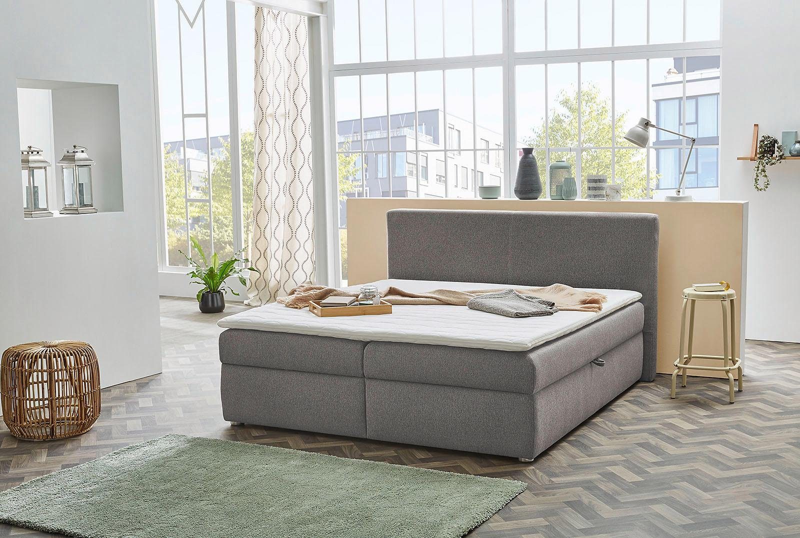 10+ Boxspringbett 180X200 Mit Bettkasten Und Topper Poco Background