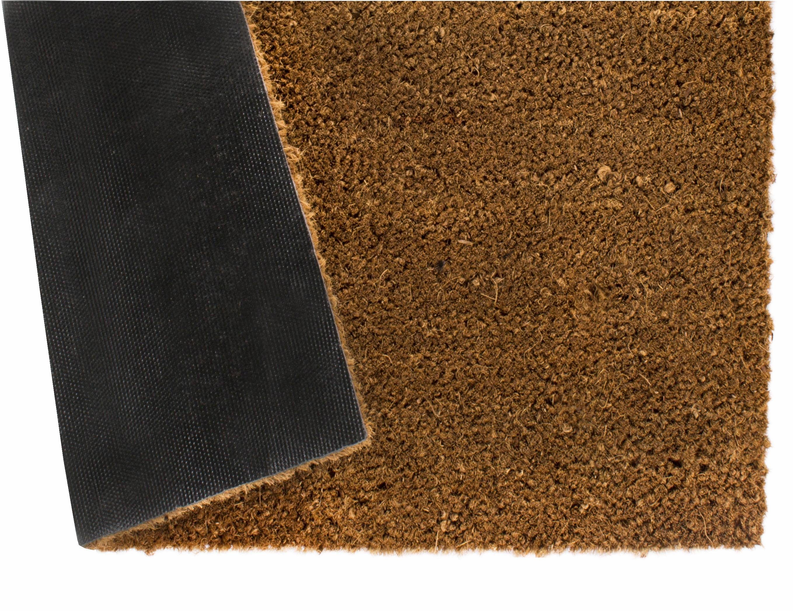 Fußmatte »Kokos uni«, Andiamo, rechteckig, Höhe 15 mm, Schmutzfangmatte, In- und Outdoor geeignet-HomeTrends