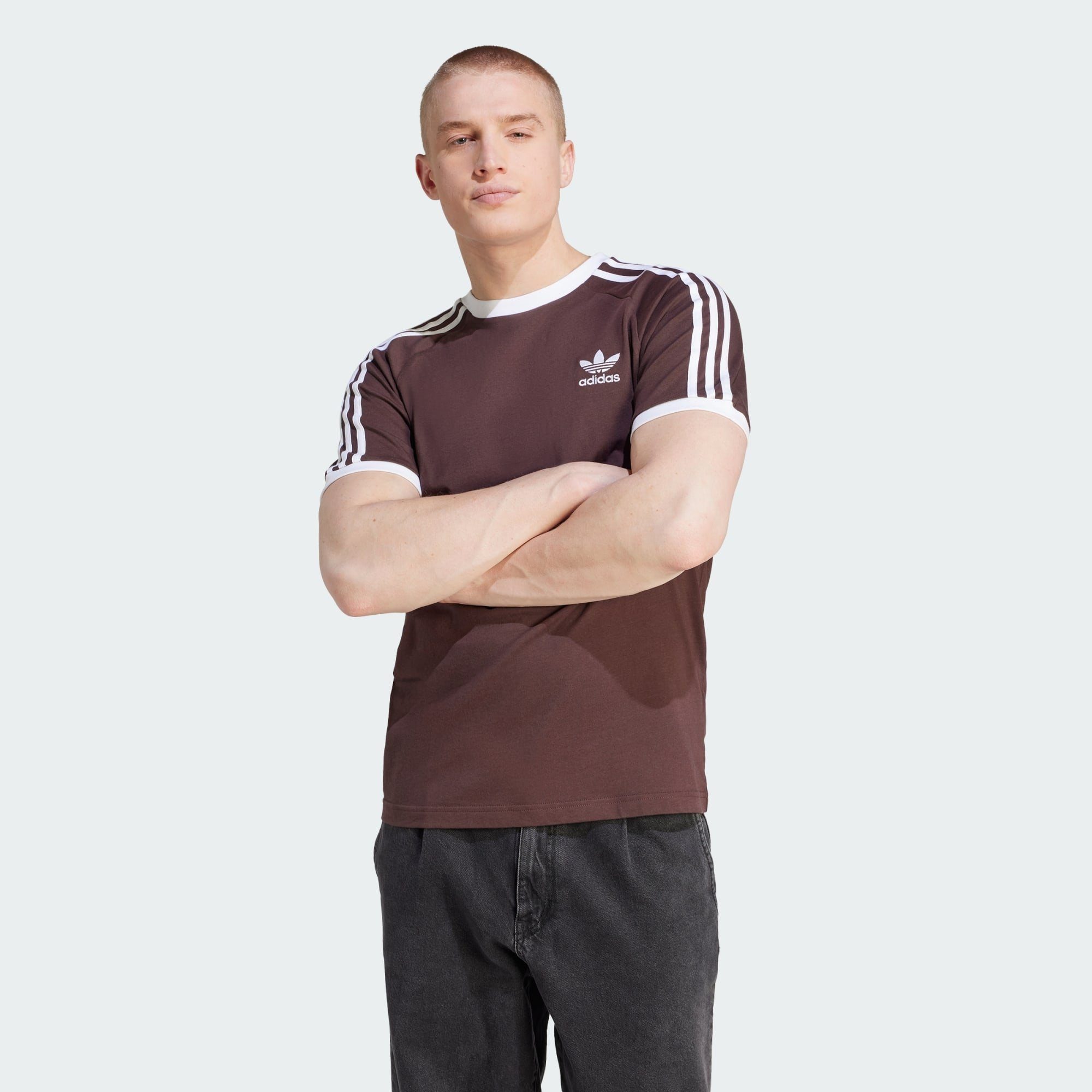 3-STREIFEN T-Shirt ADICOLOR Originals CLASSICS T-SHIRT adidas Brown Shadow