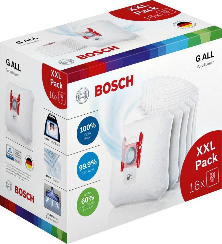 10 Staubsaugerbeutel für Bosch Pro Hygienic BS 55 mit Plastikverschluss