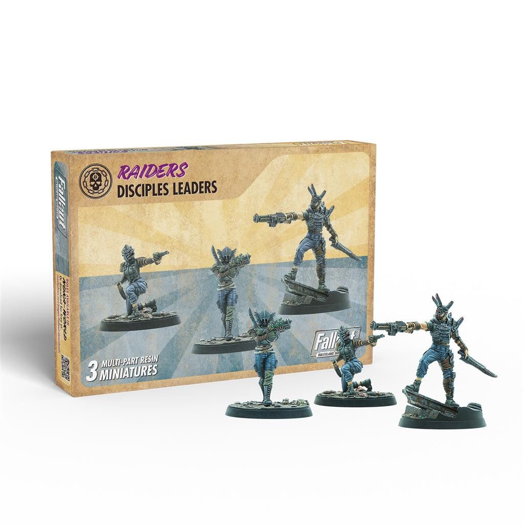 Modiphius Entertainment Modellbausatz Fallout: Wasteland Warfare - Raiders: Disciples Leaders - Englisch
