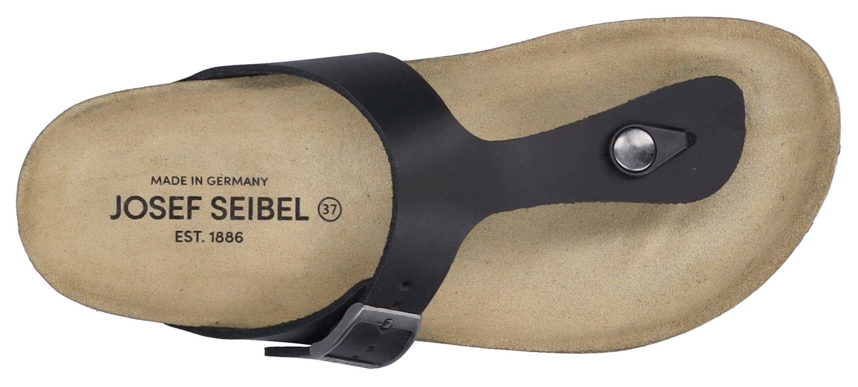 Josef Seibel Hermine 02 Zehentrenner, Plateau, Sommerschuh, Schlappen mit komfortablem Fußbett
