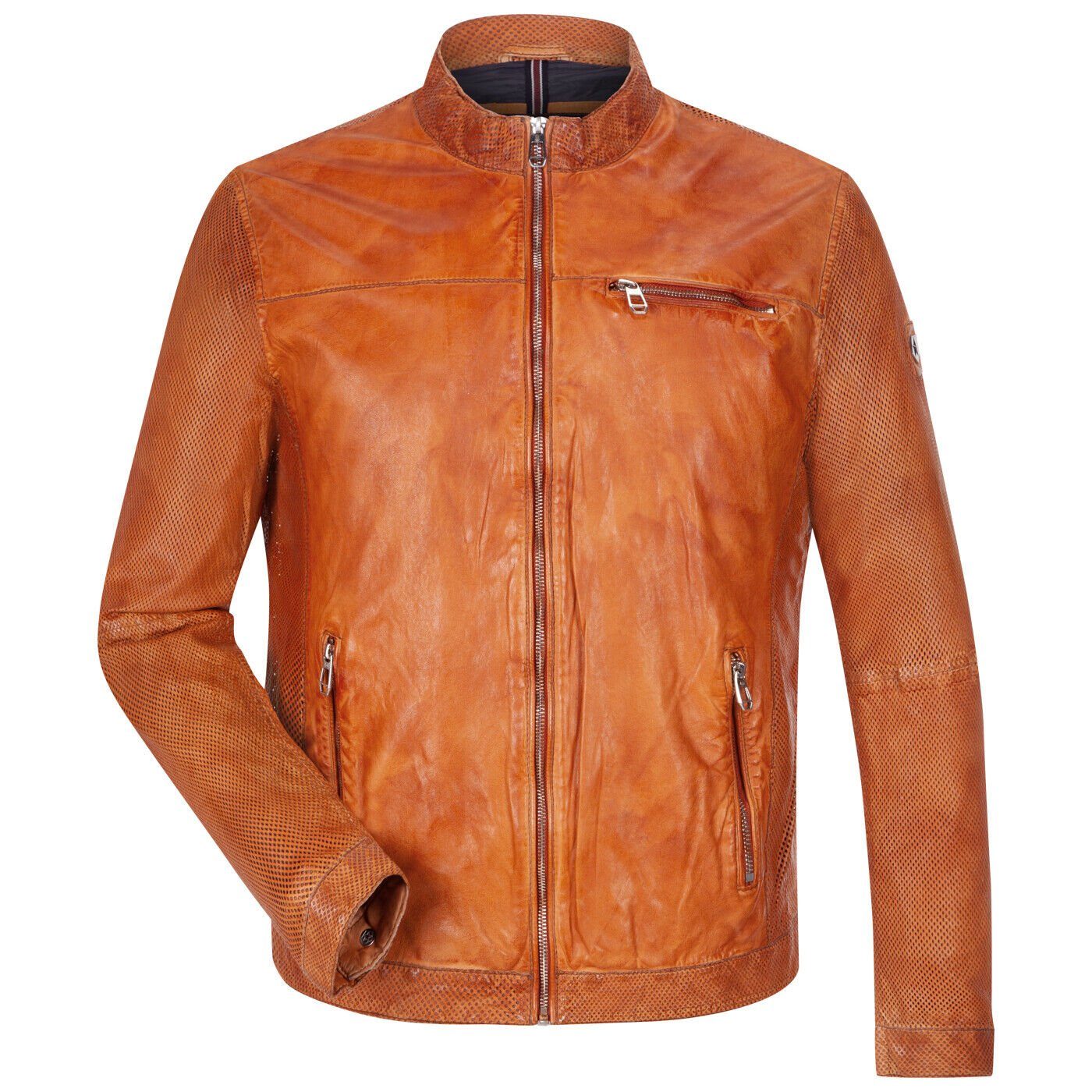 Milestone Lederjacke Fabio Herren Lederjacke aus günstig online kaufen