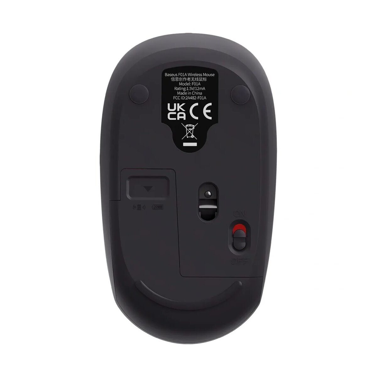 Baseus Kabellose Computermaus Baseus F01A 2,4 GHz – grau Maus