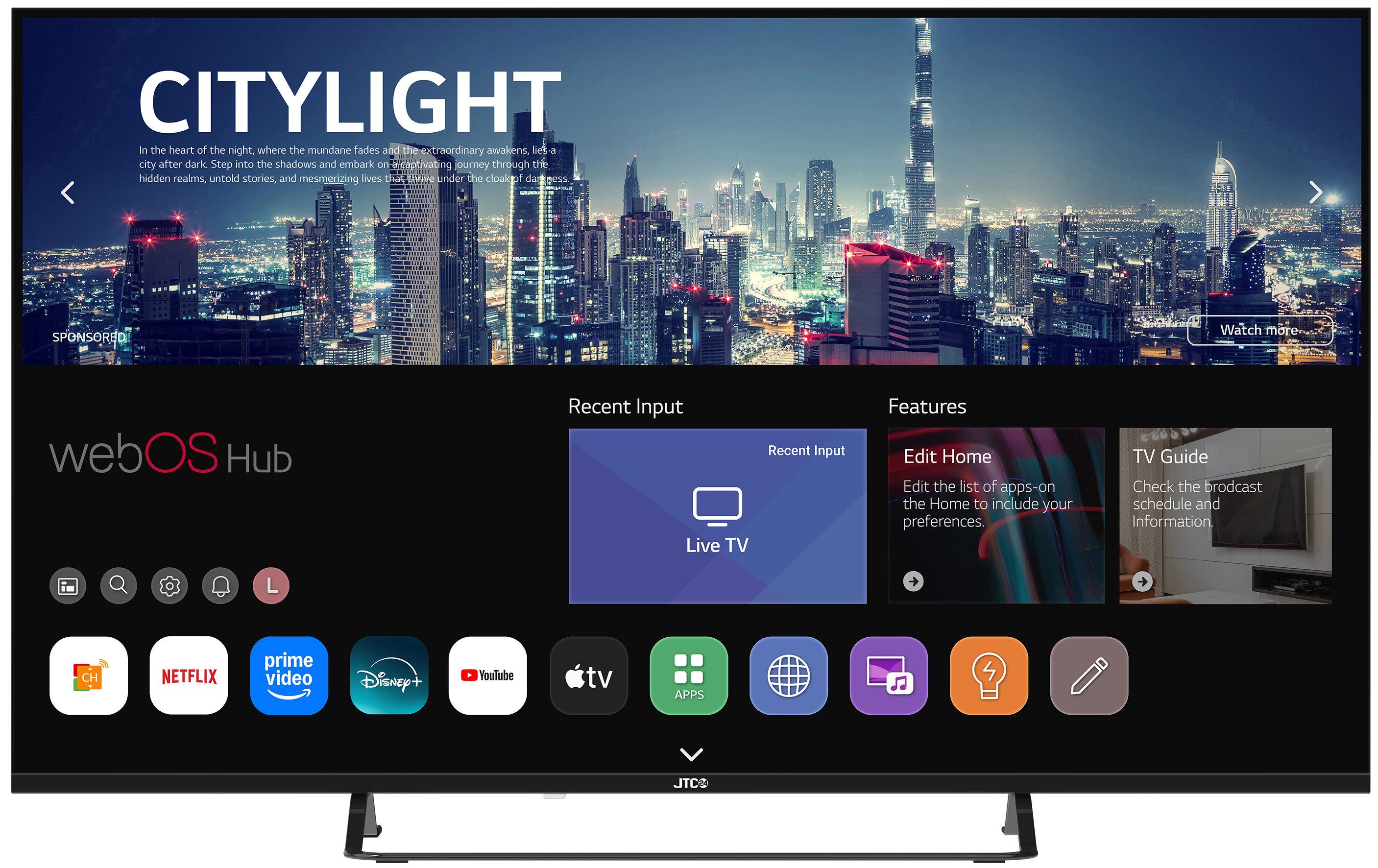 JTC-24 JTCS50U39501FLW LED-Fernseher (126,00 cm/50 Zoll,  ! RABATT: 53.48%