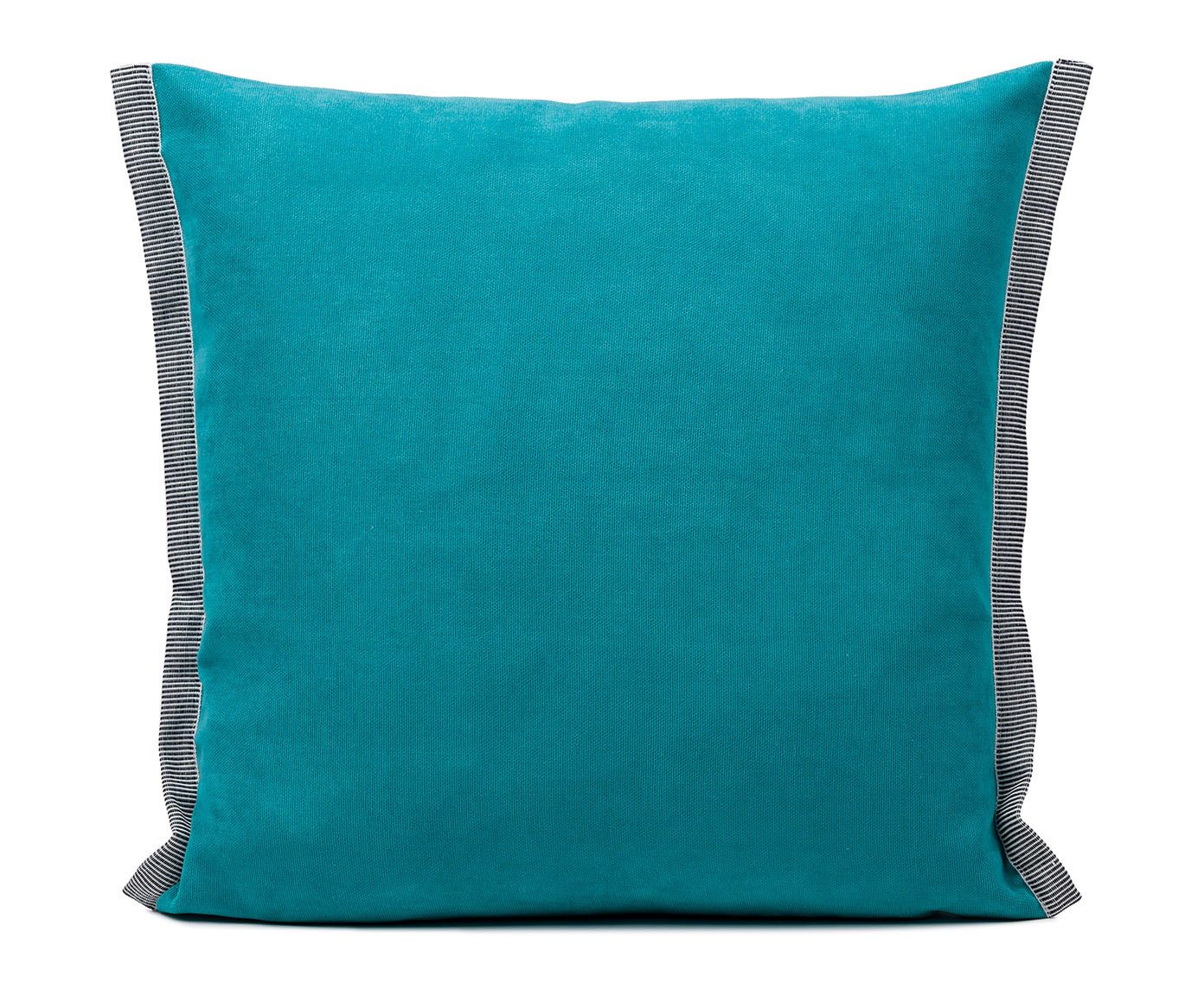 Gözze Kissenhüllen GÖZZE Kissenhülle CASTELLAN aqua BH 40x40 cm blau