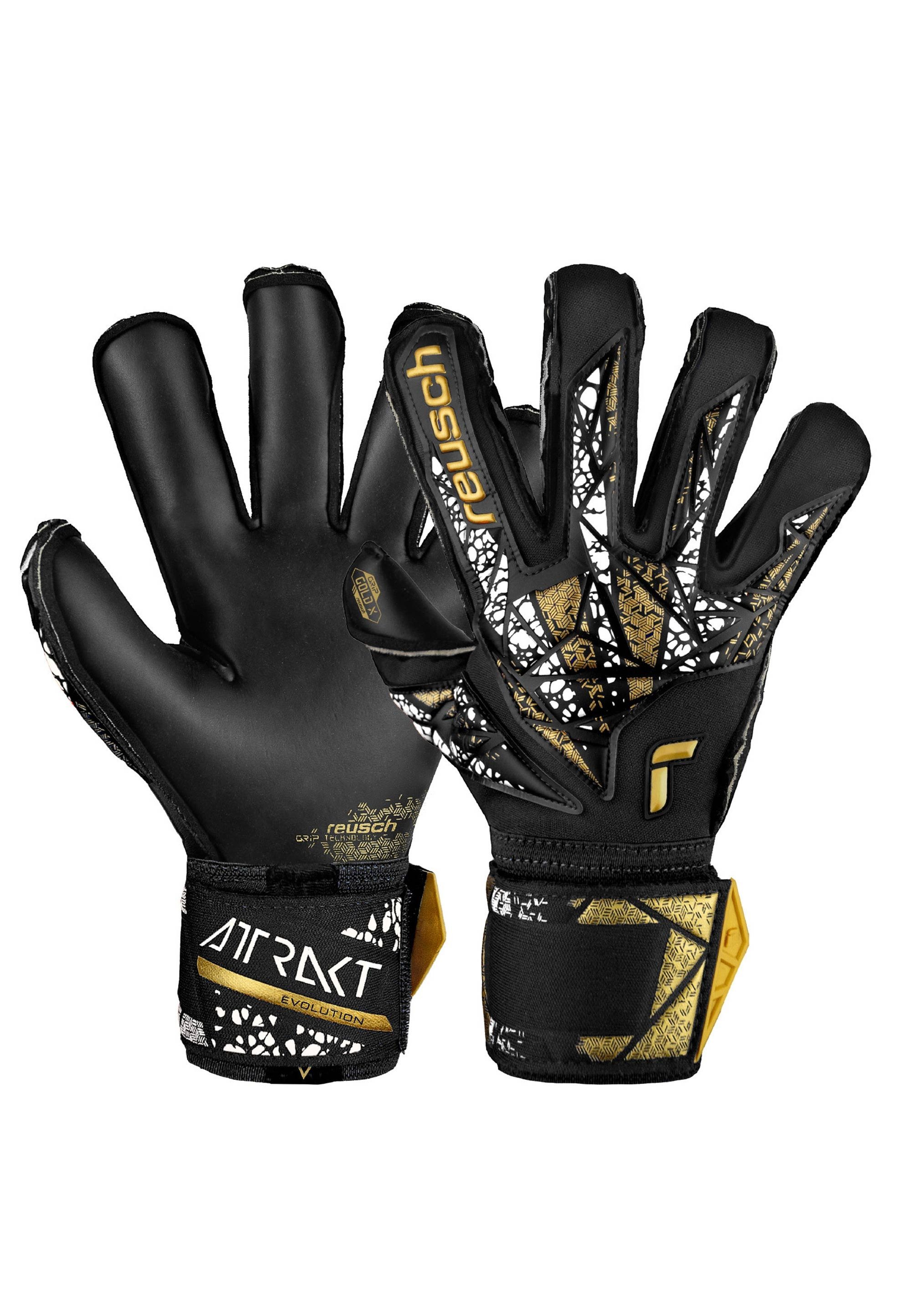 Reusch Torwarthandschuhe Attrakt Gold X Evolution Cut Finger Support mit Evolution Cut