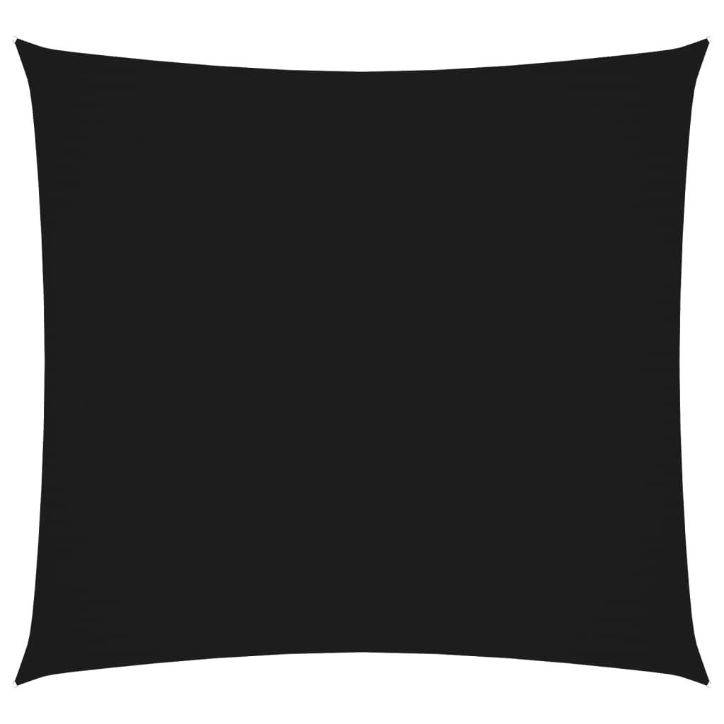 vidaXL Sonnensegel Sonnensegel Oxford-Gewebe Quadratisch 2,5x2,5 m Schwarz, (1-tlg)