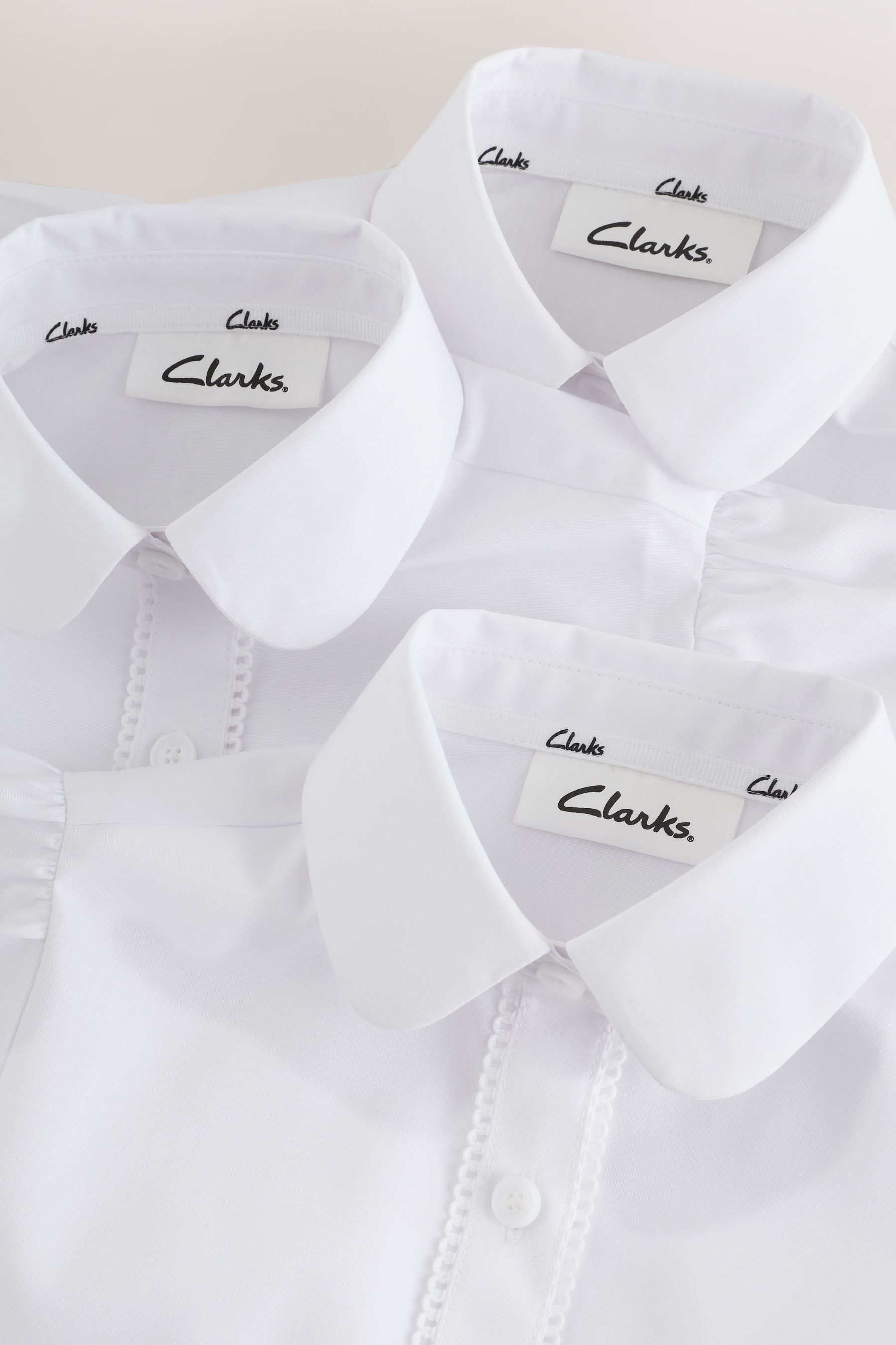 Clarks Hemdbluse Clarks Hemden, 3er-Pack (3-tlg)