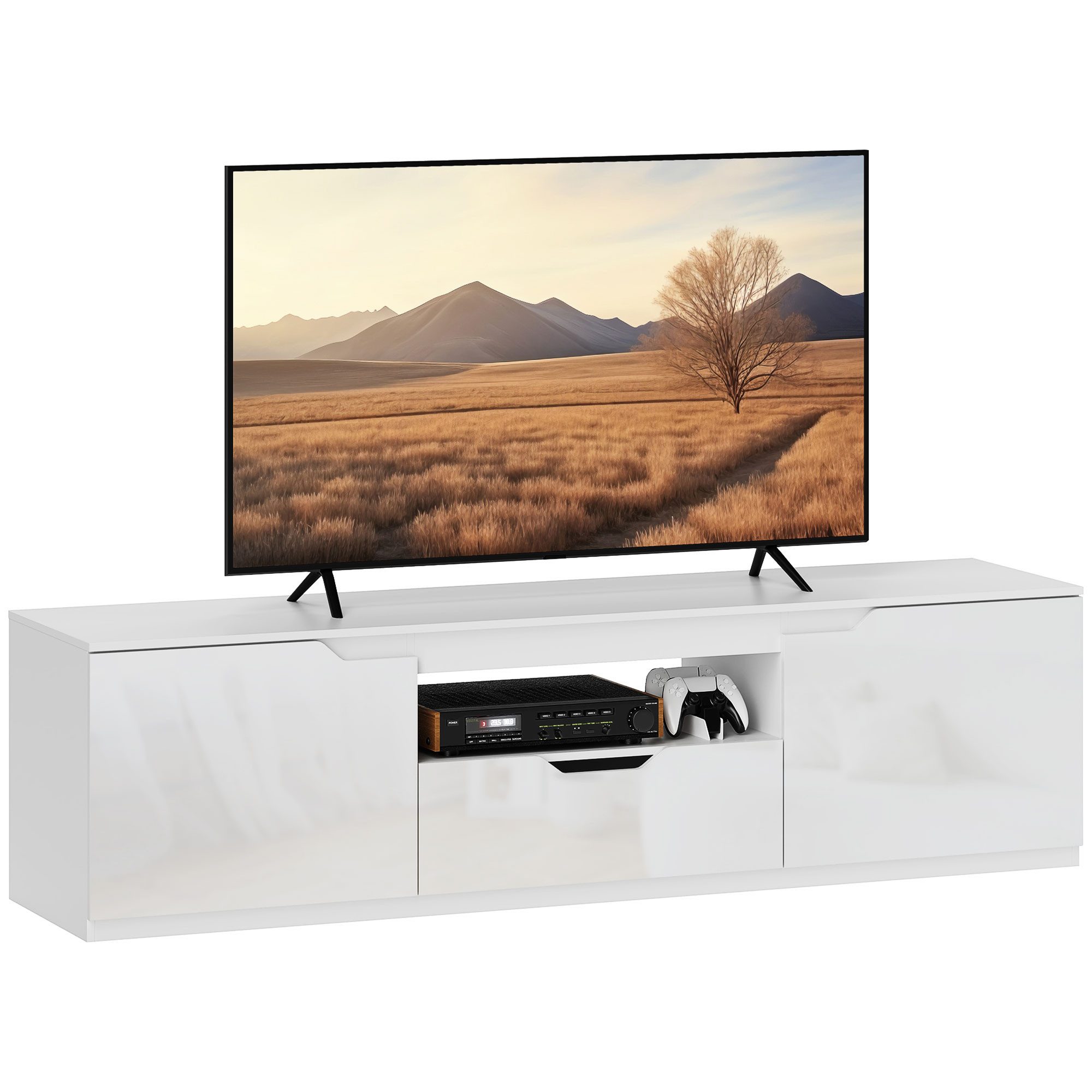 HOMCOM TV-Board TV Schrank Lowboard mit günstig online kaufen