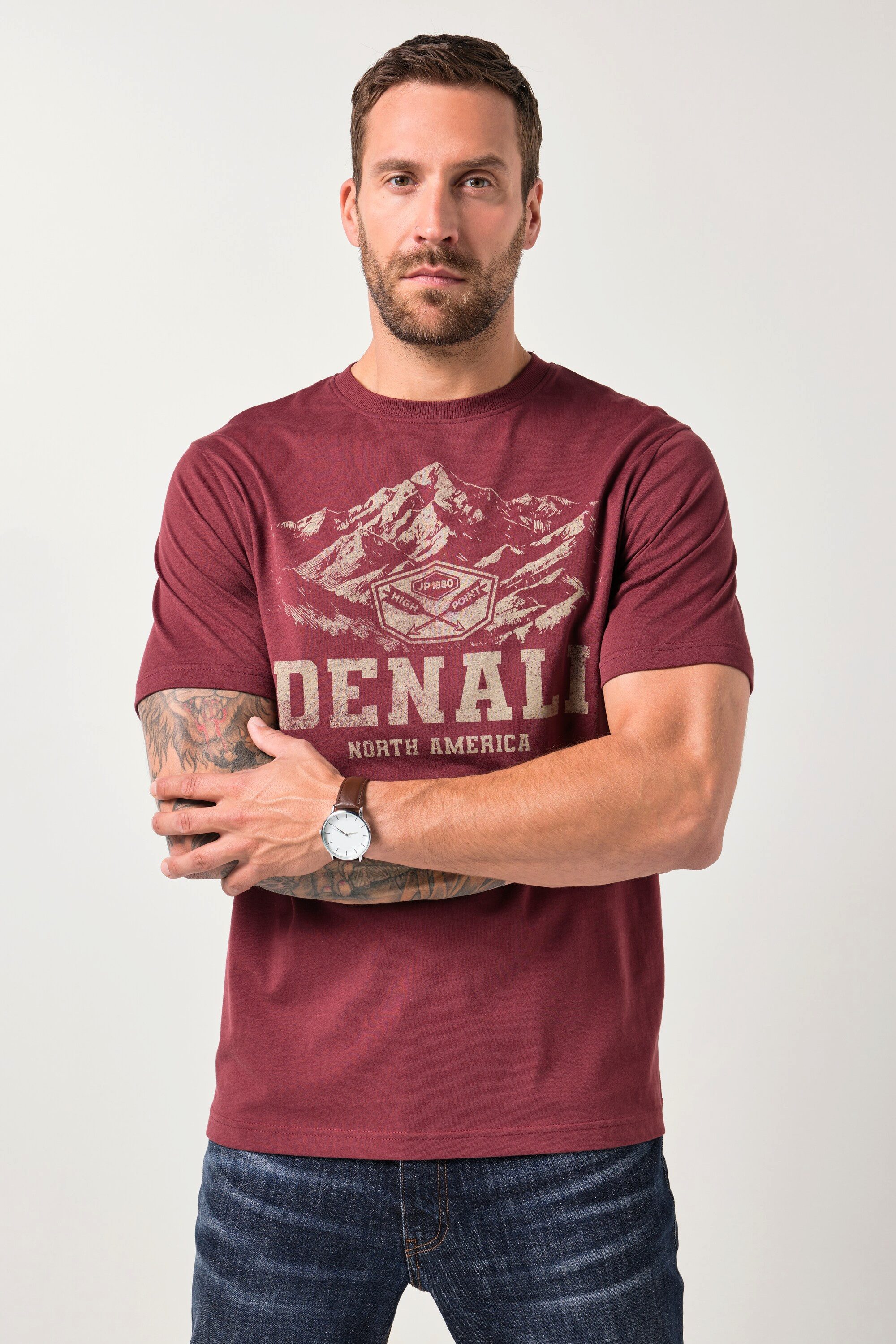 T-Shirt T-Shirt Halbarm Brustprint