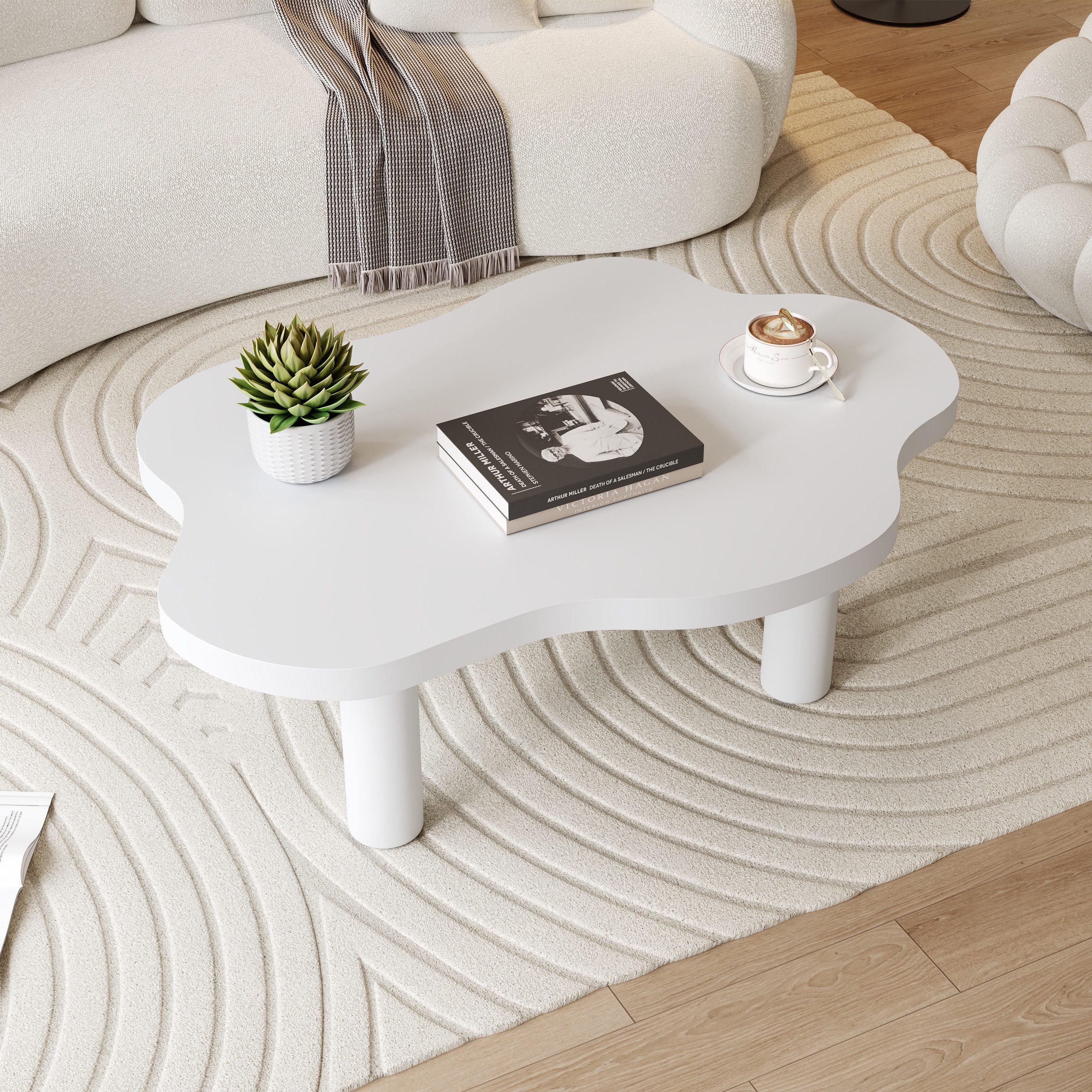 STILVORA Couchtisch Wohnezimmertisch in Wolkenform Beistelltisch günstig online kaufen