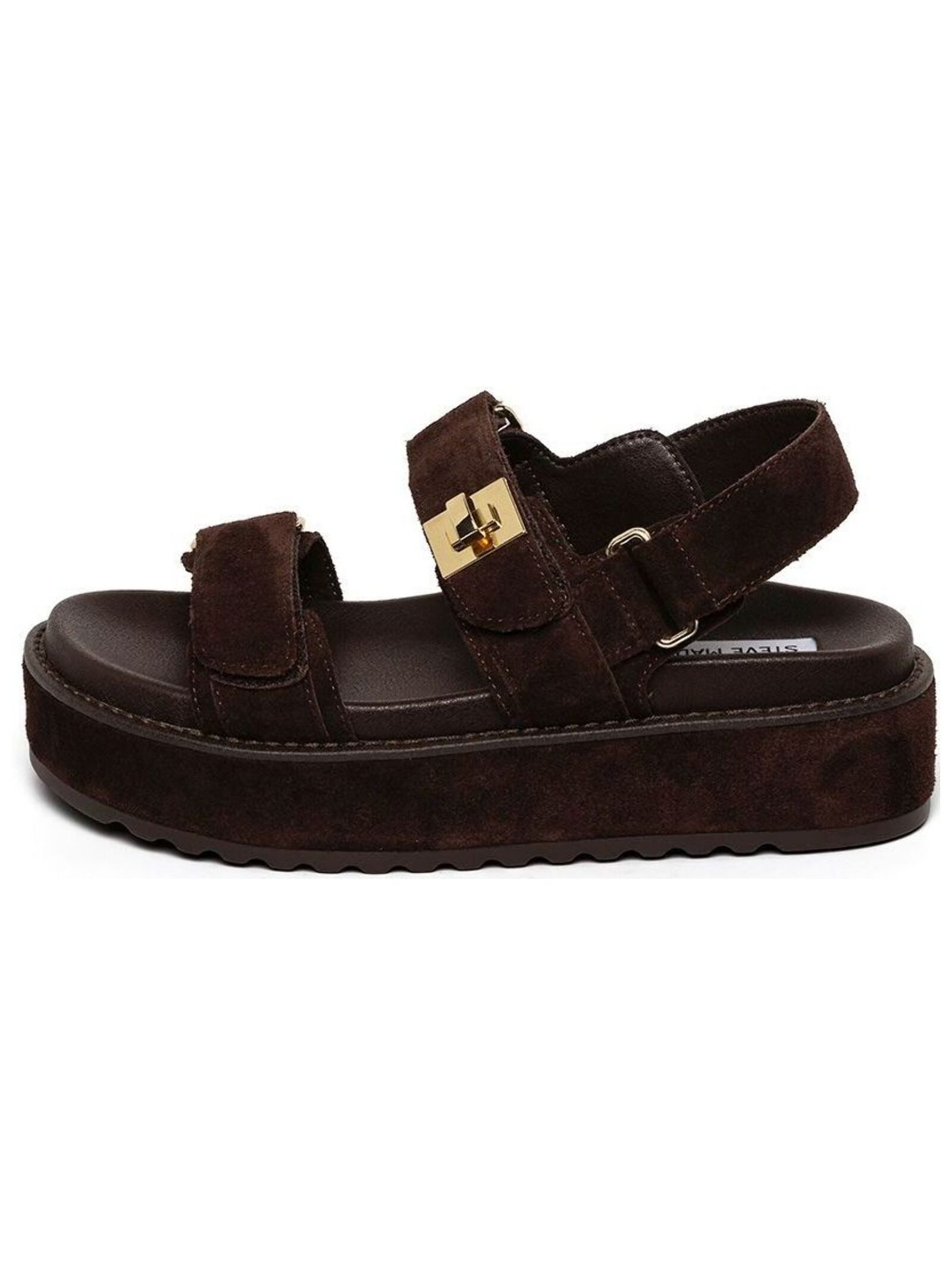 STEVE MADDEN STEVE MADDEN Sandalen Veloursleder Plateausandaletten