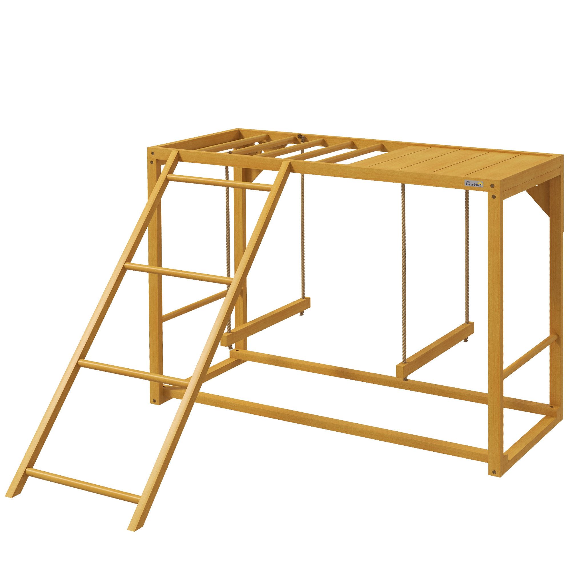 furnicato Hühnerstall Hühner-Spielgerüst mit Schaukeln und Leiter, für 3-4 Hüh