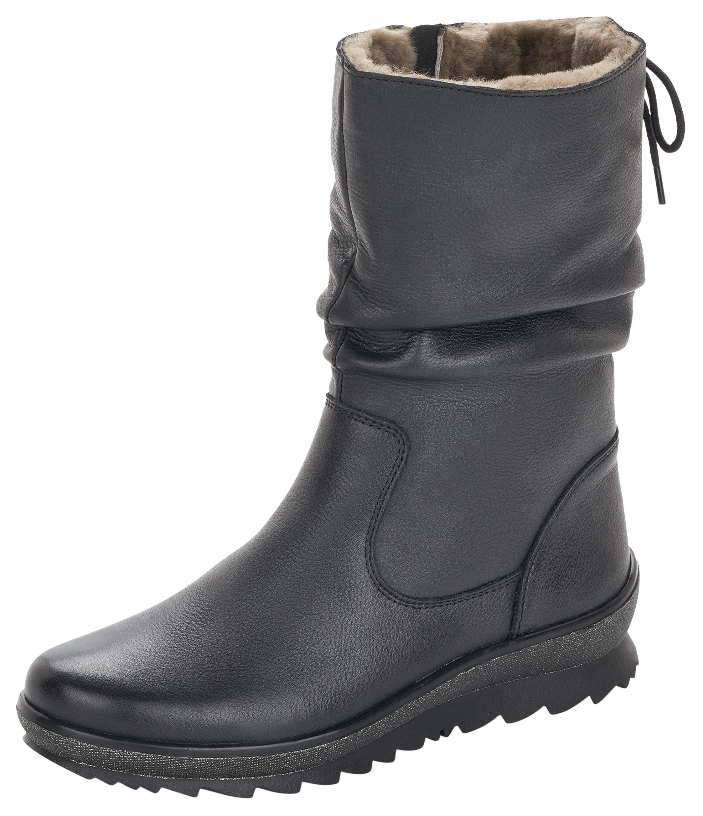 Remonte Winterstiefelette mit gerafftem Schaft