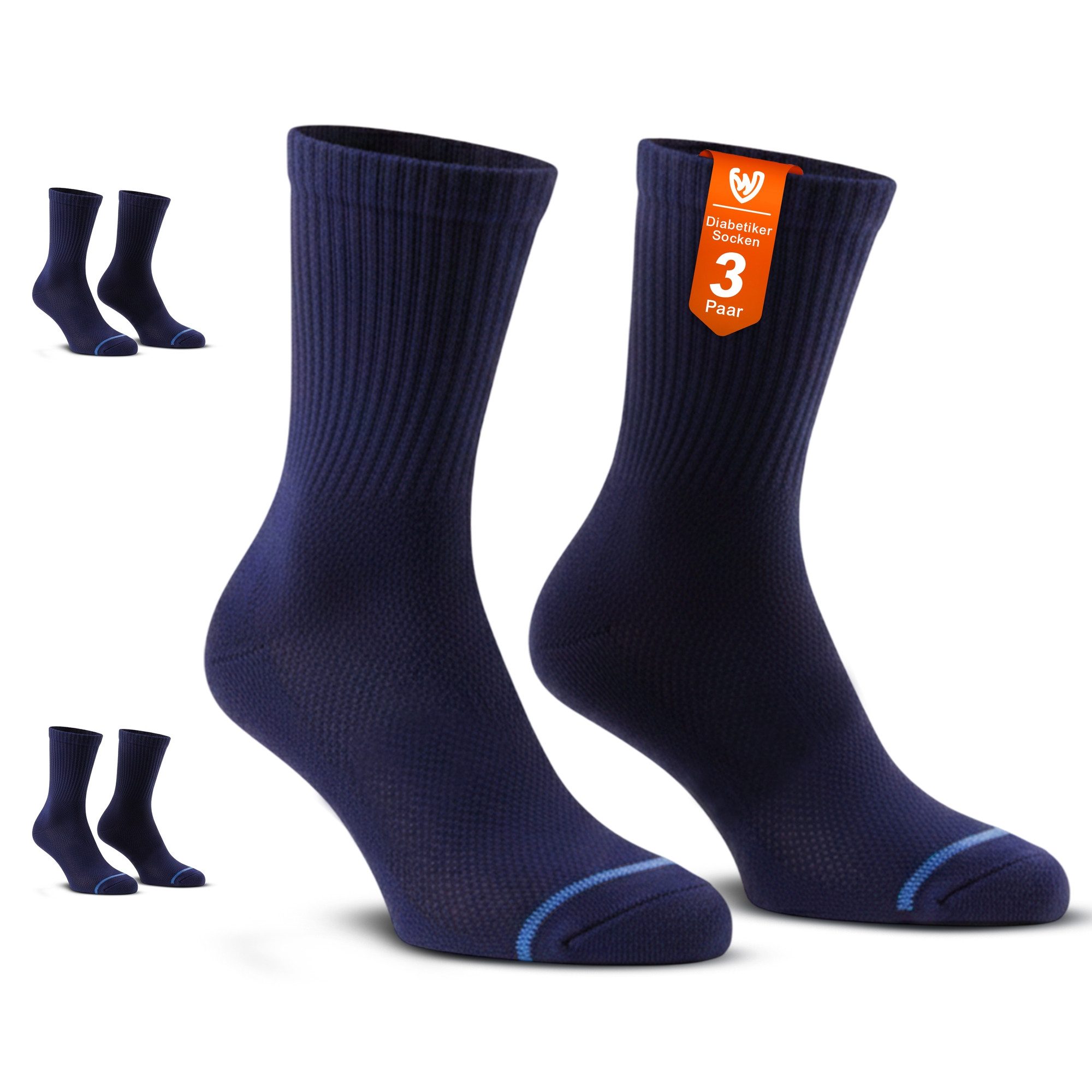 Diabetikersocken GW283 Diabetikersocken 3er Pack