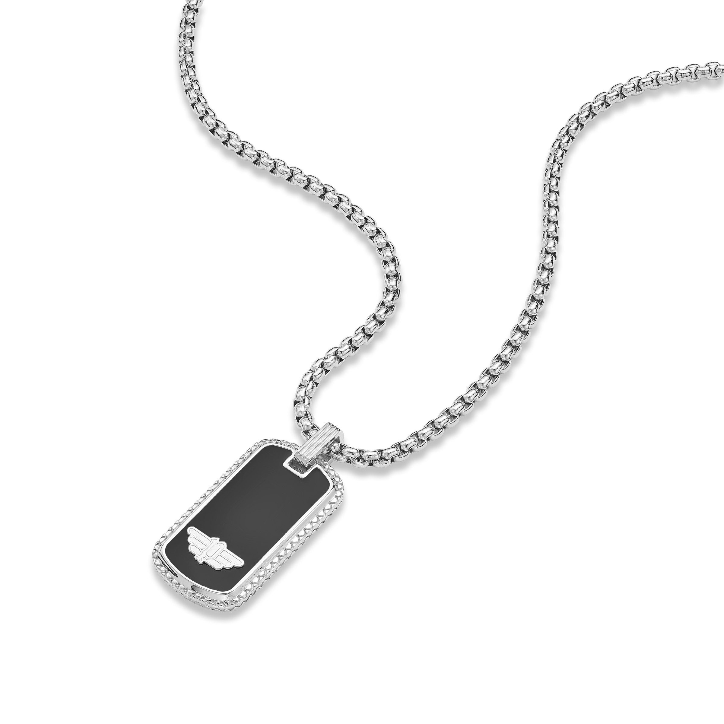 Police Kette mit Anhänger Stamp Dog Tag