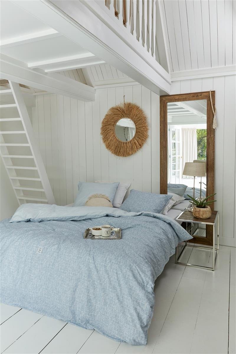 PiP Studio Kissenhülle Isle Of Wight Blue 80X80 Blau Renforcé 80 x 80 cm