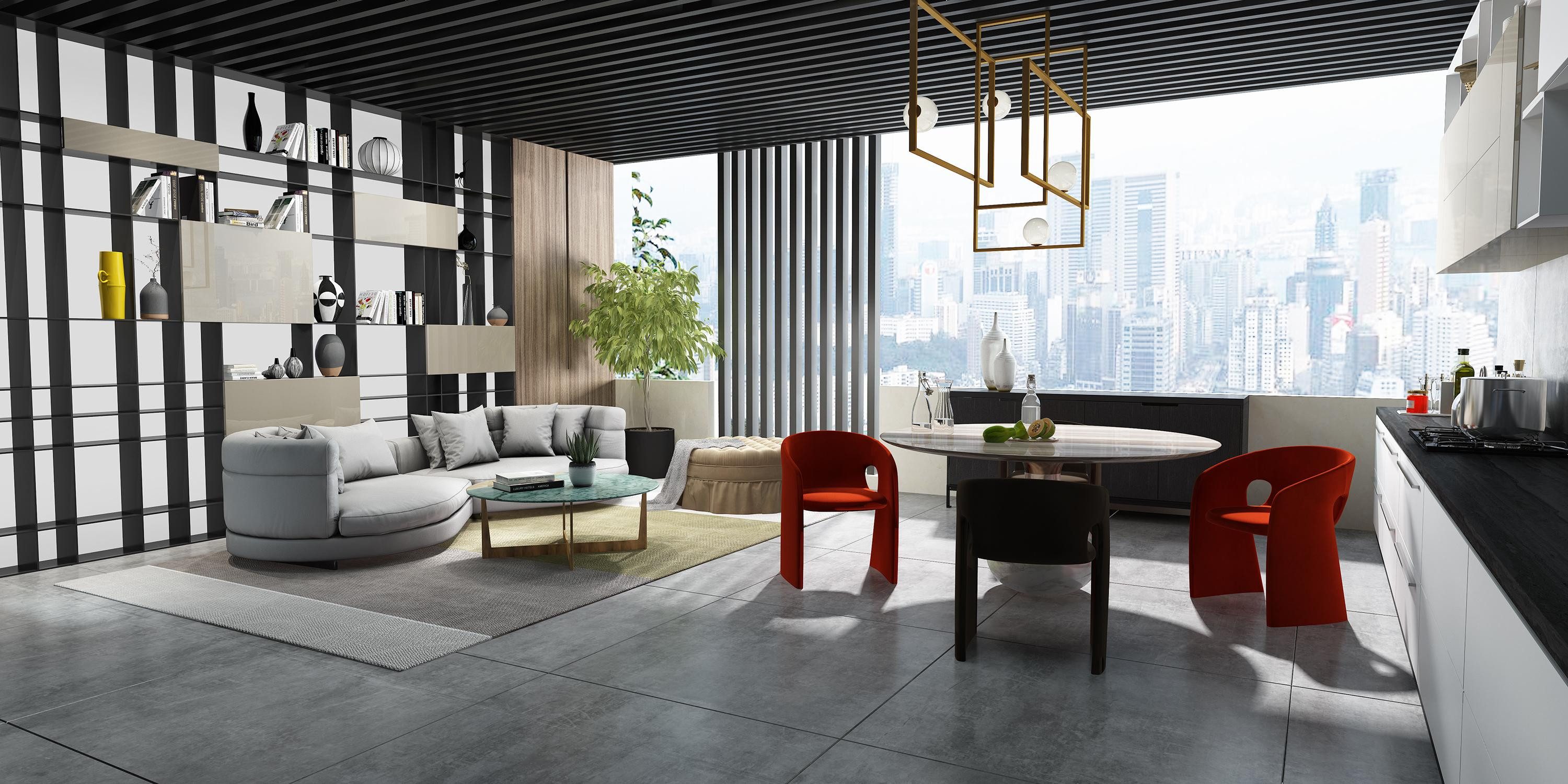 Xlmoebel 4-Sitzer Luxuriöses Rundsofa aus Stoff mit großzügiger Polsterung, Hergestellt in Europa