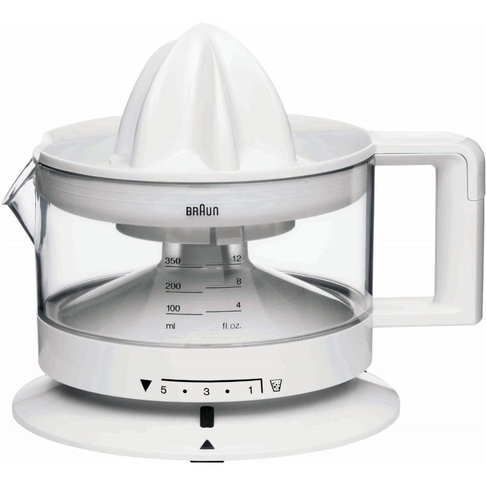 Braun Zitruspresse Braun CJ 3000 Zitruspresse weiß - Saftpresse., 20 W