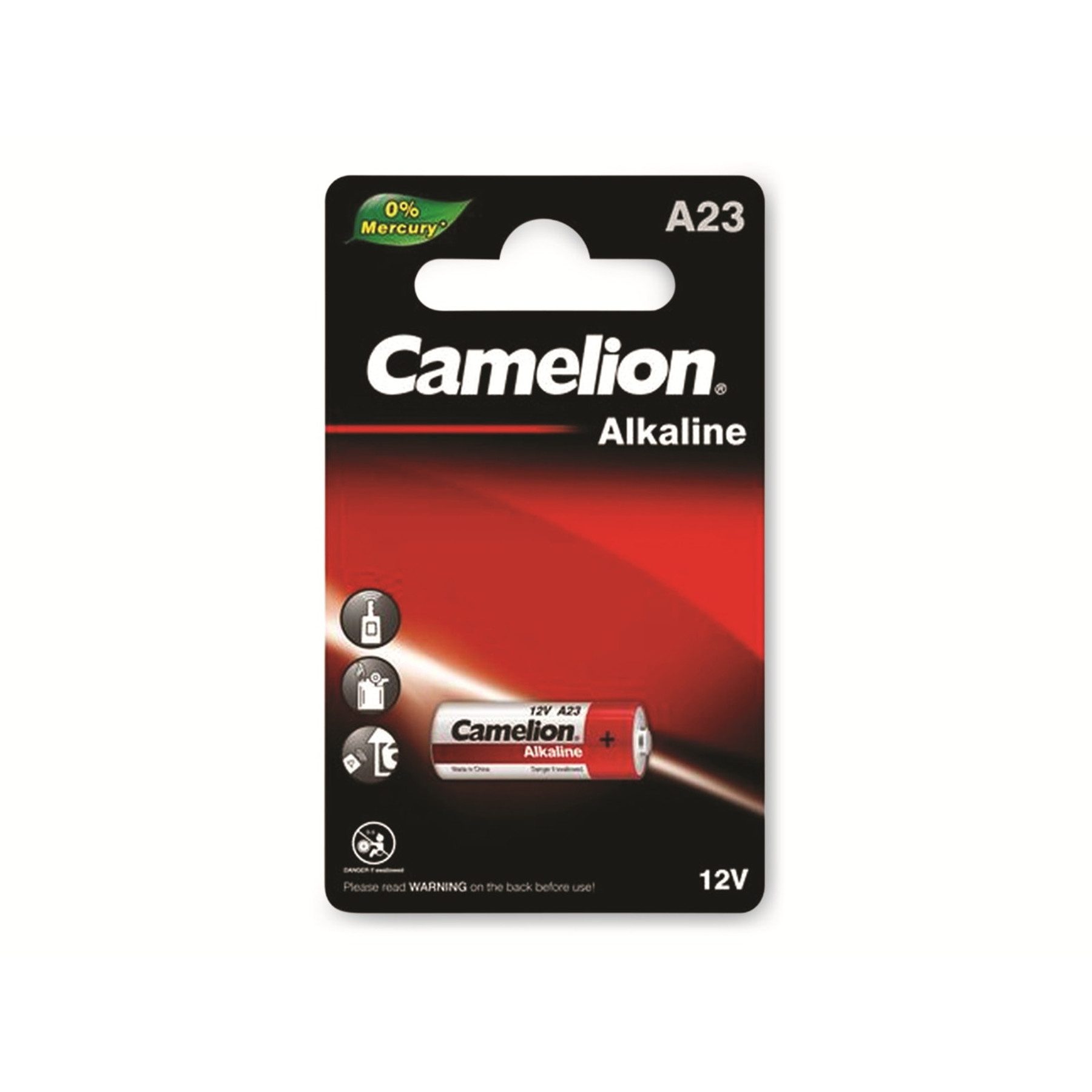 Camelion CAMELION 12V-Batterie, Plus Alkaline, A23, 1 Stück Batterie