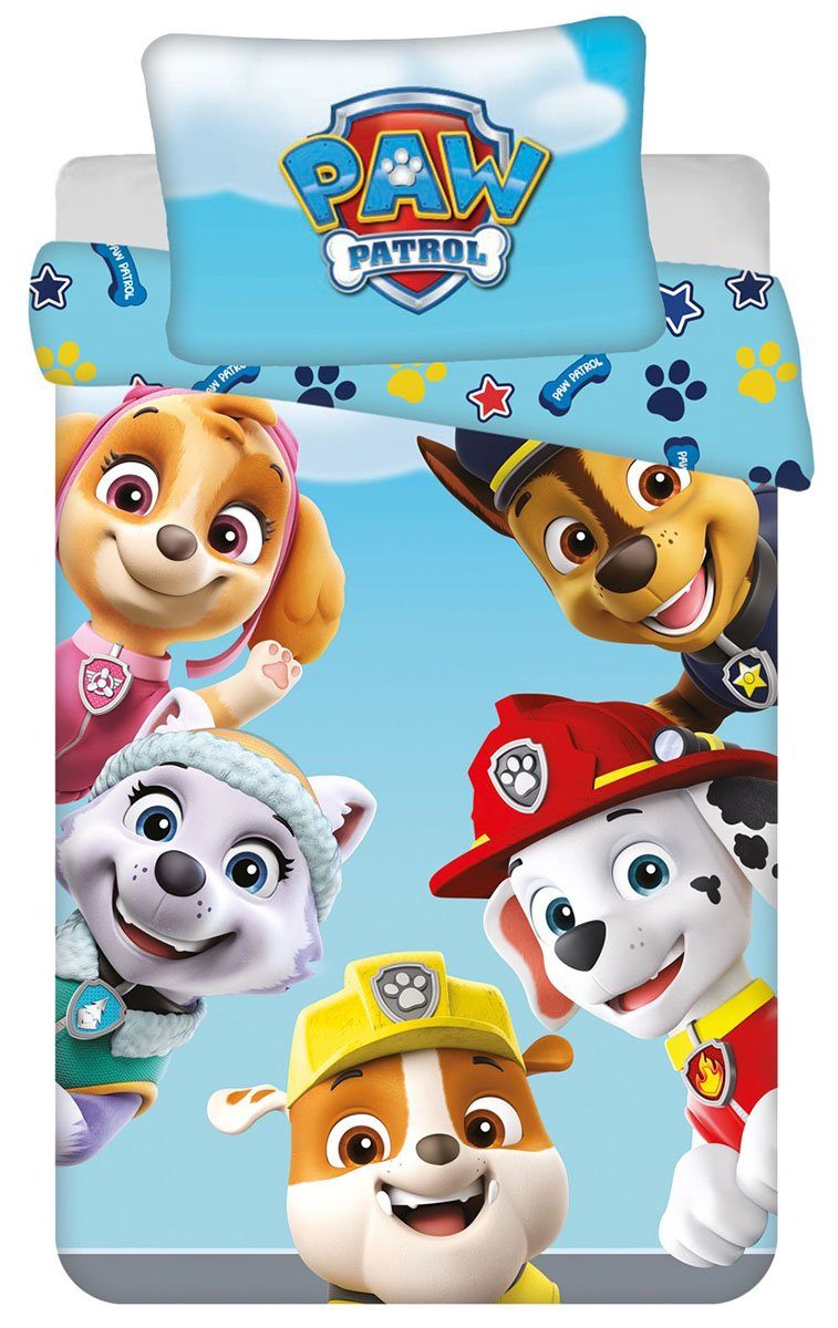 Jerry Fabrics Wendebettwäsche Paw Patrol, Renforcé, 2 teilig