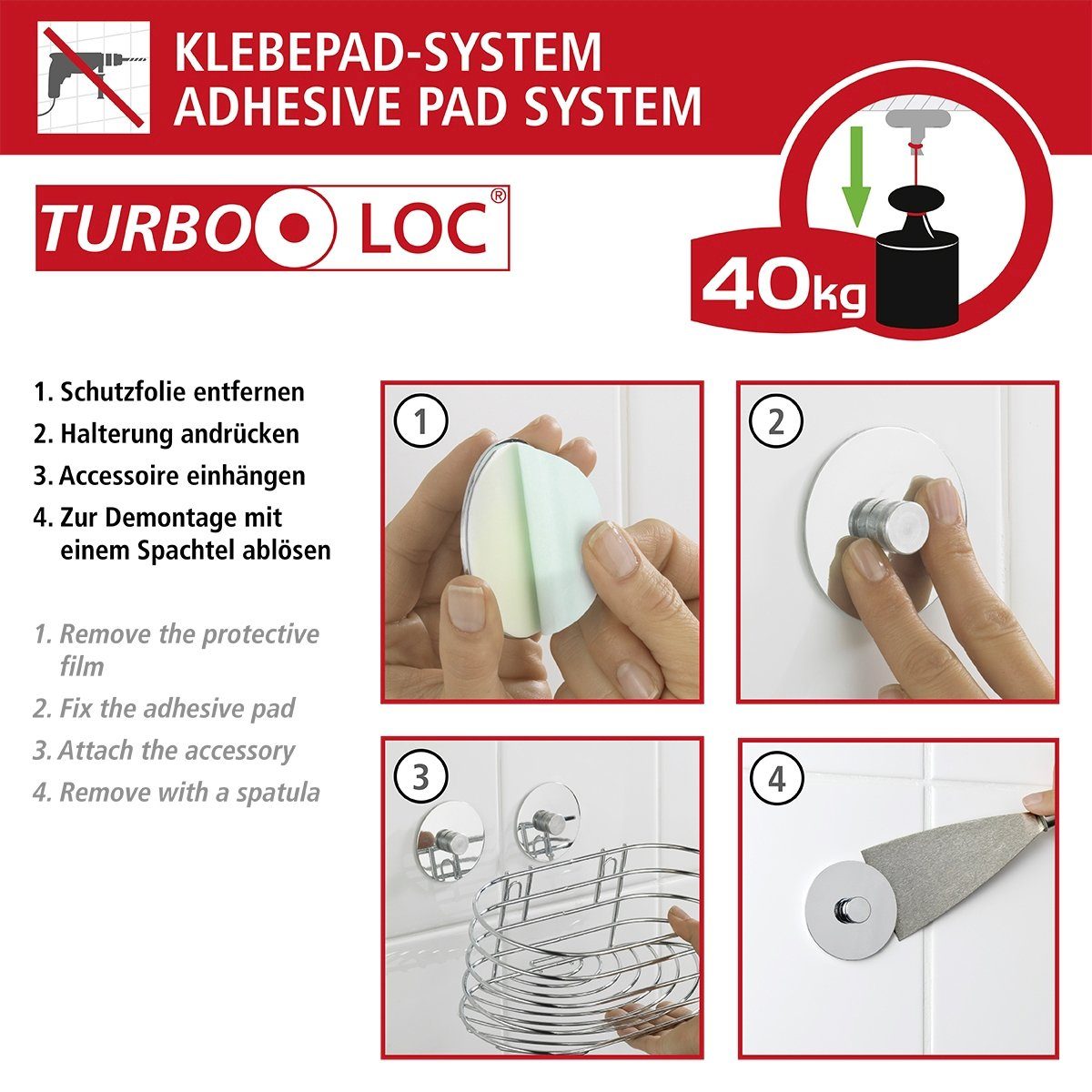 Orea, WENKO Handtuchstange Turbo-Loc®