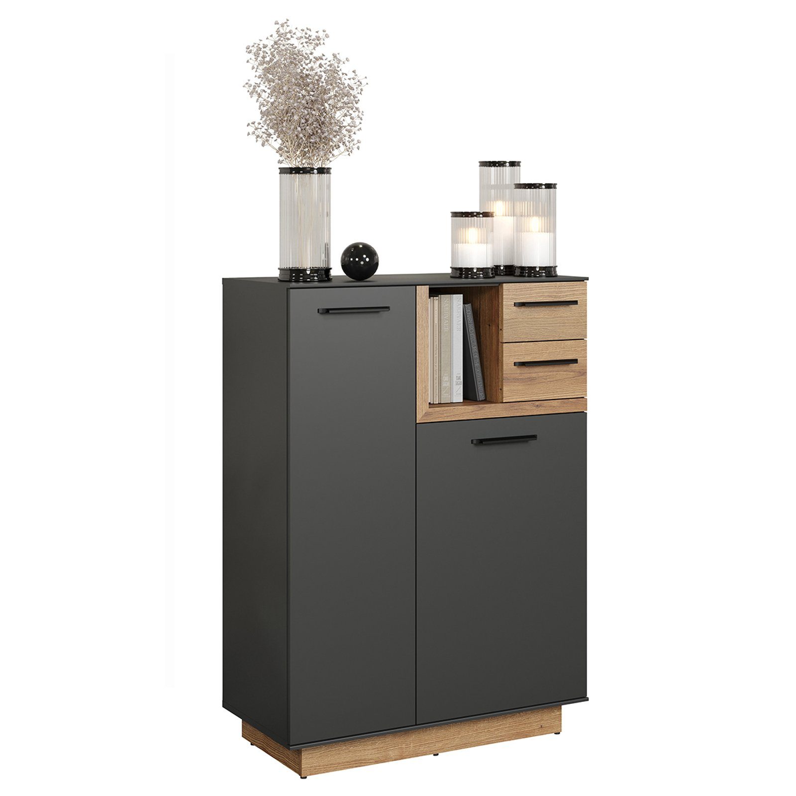 trendteam Kommode Synnax, Flurkommode Schrank Highboard Sideboard