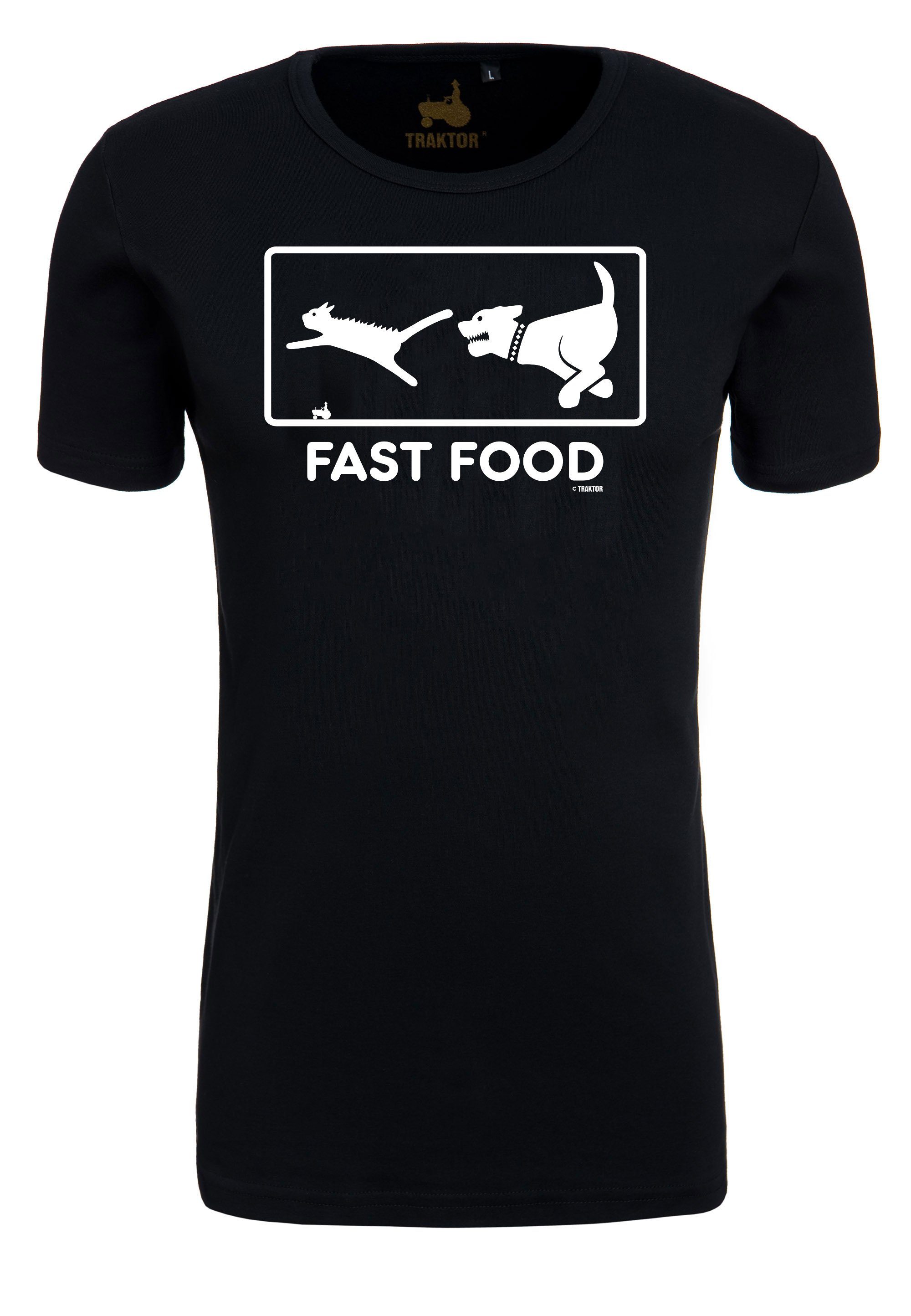 LOGOSHIRT T-Shirt Fast Food mit lustigem günstig online kaufen