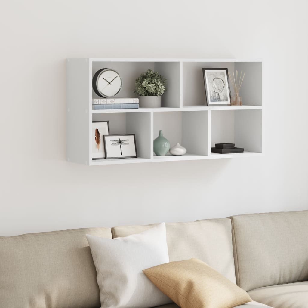 vidaXL Regal Wandregal Weiß 100x25x50 cm günstig online kaufen