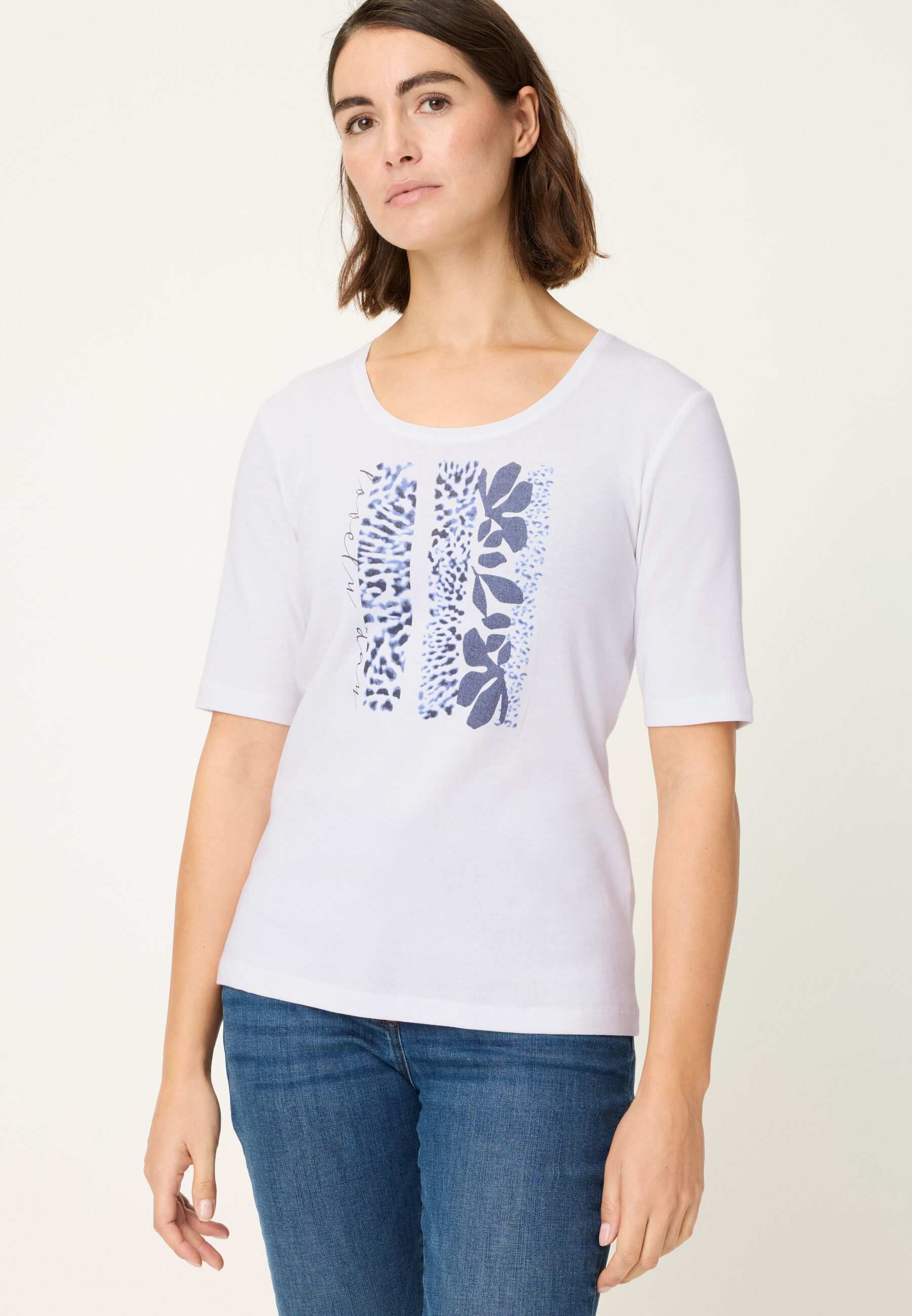 Olsen T-Shirt mit Placement-Print
