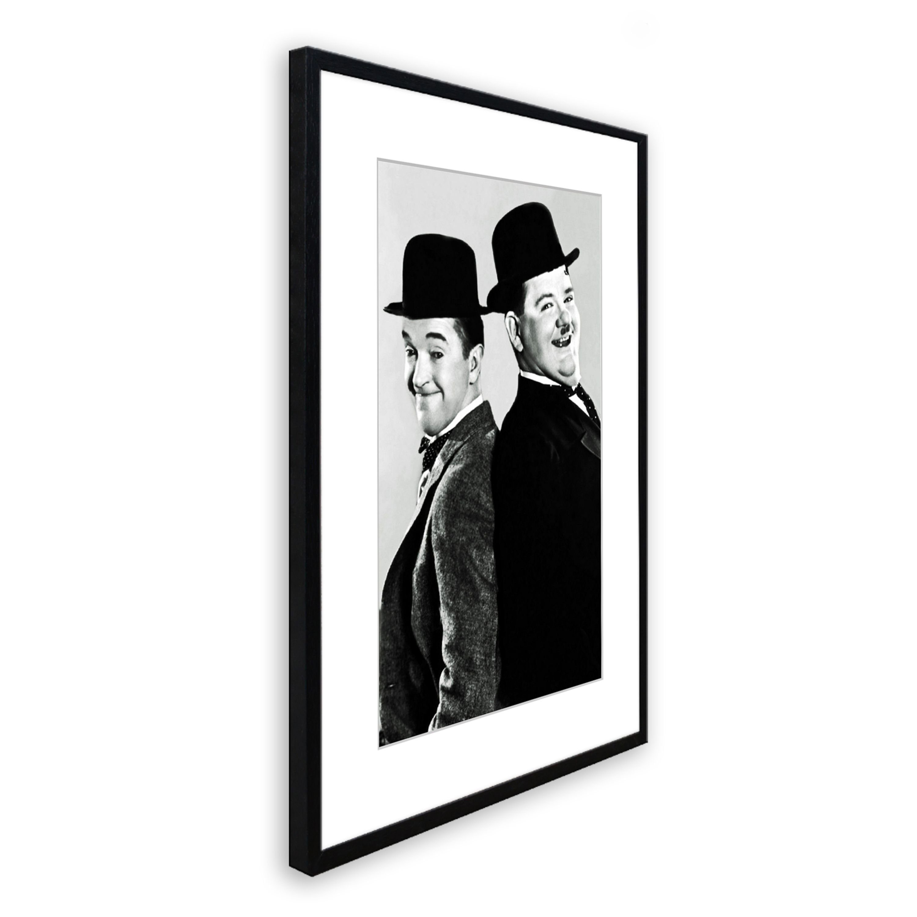 artissimo Bild mit Rahmen Bild gerahmt 51x71cm / schwarz-weiß Poster mit Ra günstig online kaufen