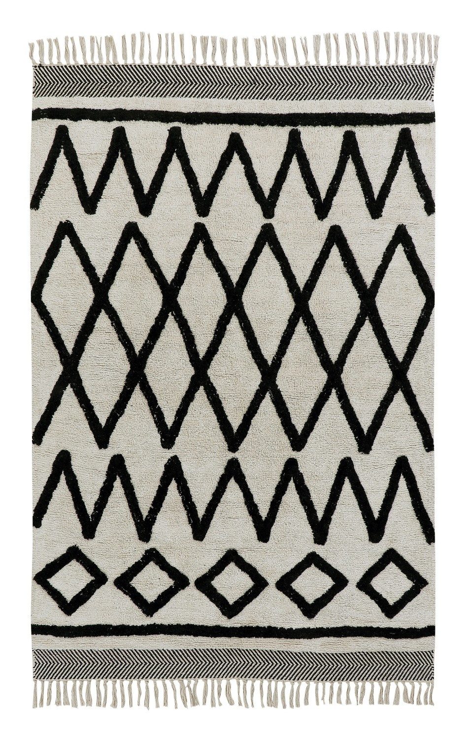 Kinderteppich Teppich, Crossy, 100x160 cm, handgetuftete Baumwolle, Scandicliving, rechteckig
