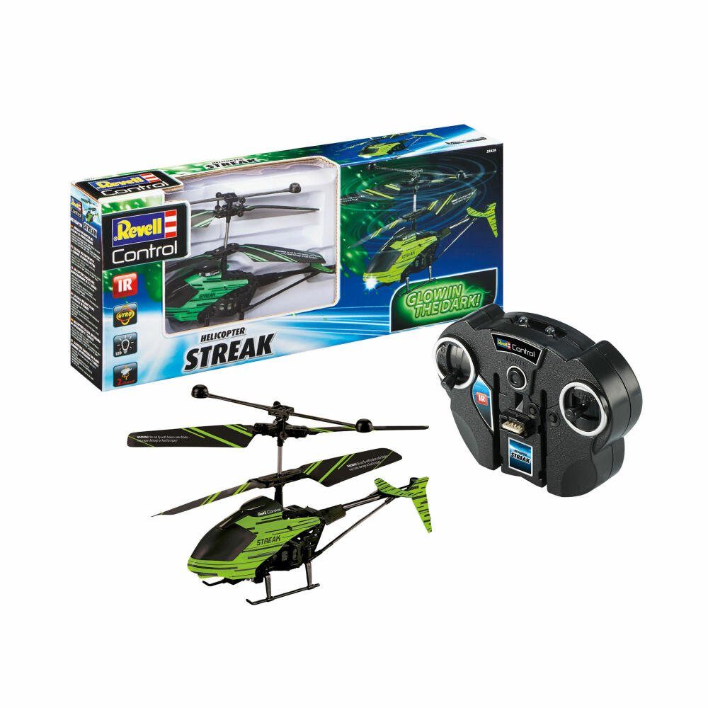 Reihe Control RC-Helikopter Control Glow in Revell® der Dark Revell the Streak, Aus