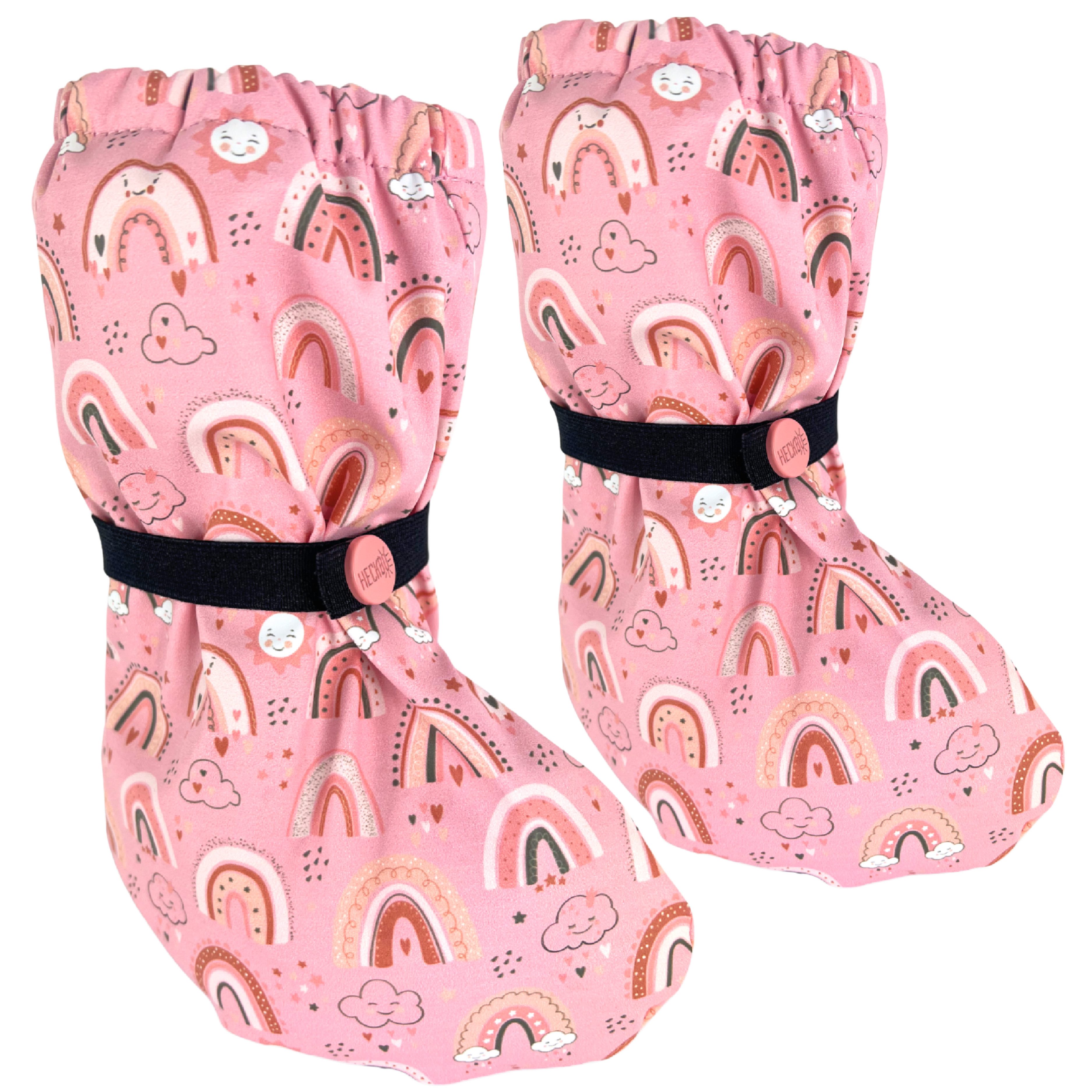 HECKBO Baby Füßlinge wasserdicht mit Vlies Futter verschiedene Motive Babystiefel