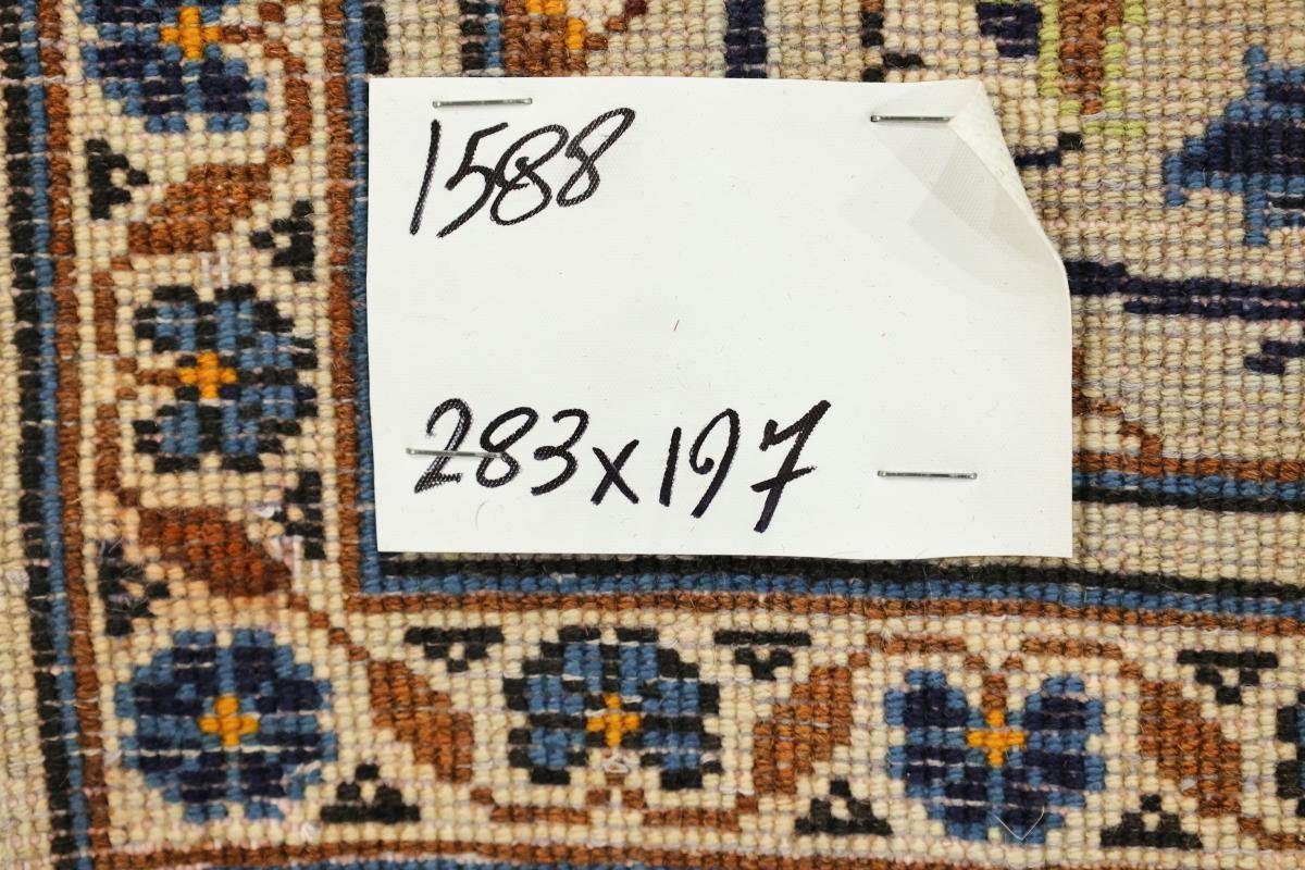 12 Keshan Orientteppich 198x282 / Höhe: Handgeknüpfter Perserteppich, rechteckig, mm Trading, Orientteppich Nain
