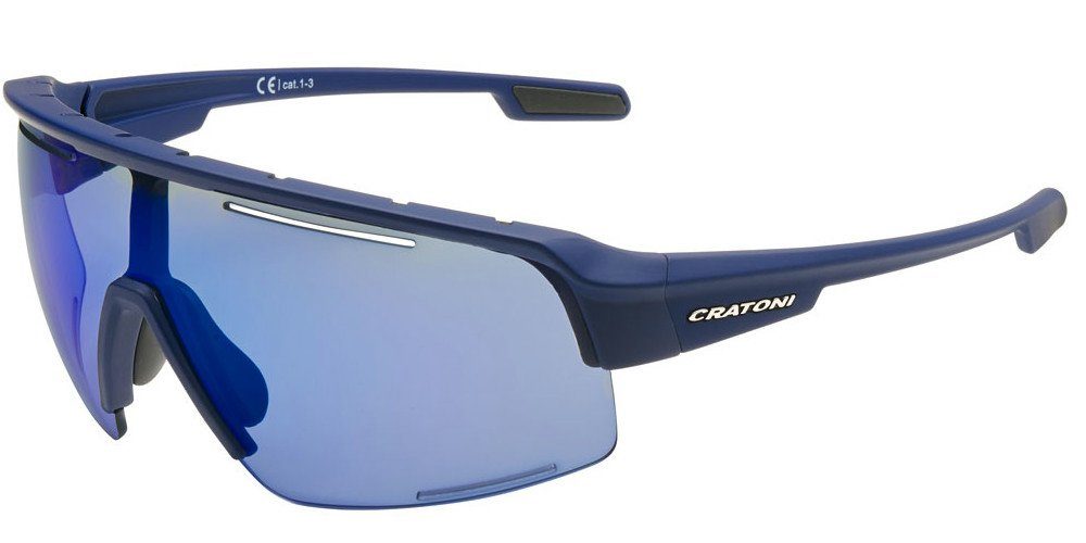 Cratoni Fahrradbrille C-Matic NXT Photochromic Sportbrille für höchste Ansprüche blau-blau