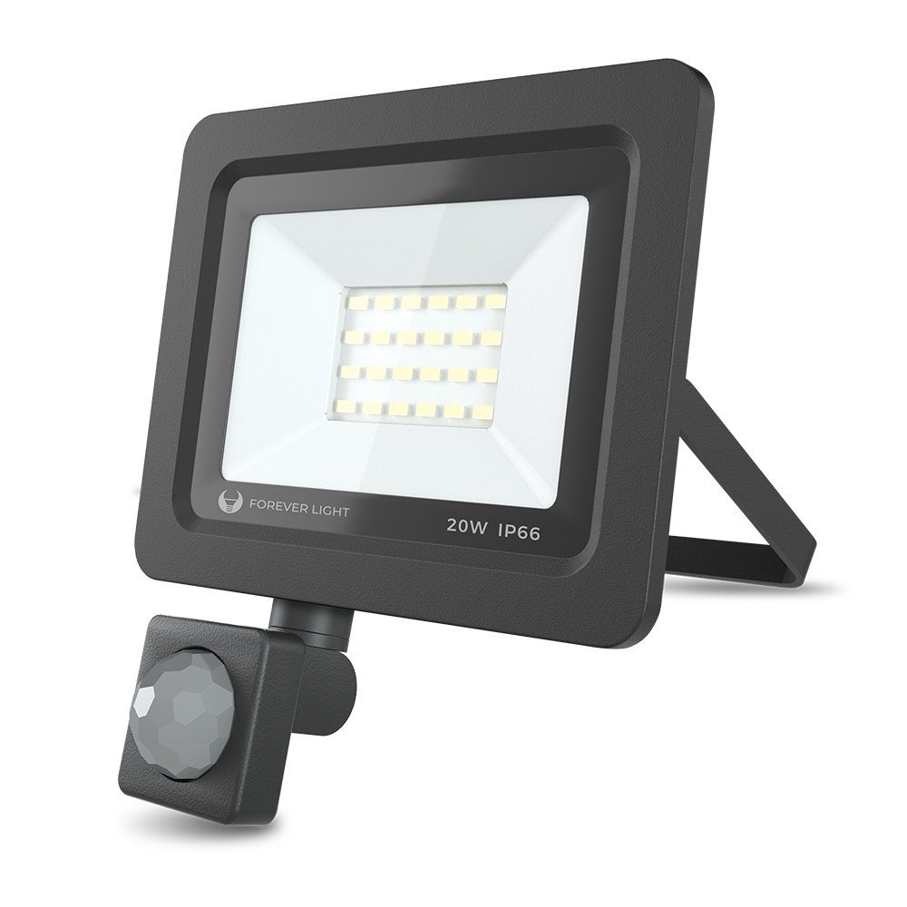 LED Flutlichtstrahler Flutlicht LED PROXIM ll IP66 Wasserdicht Strahler Mit Bewegungsmelder