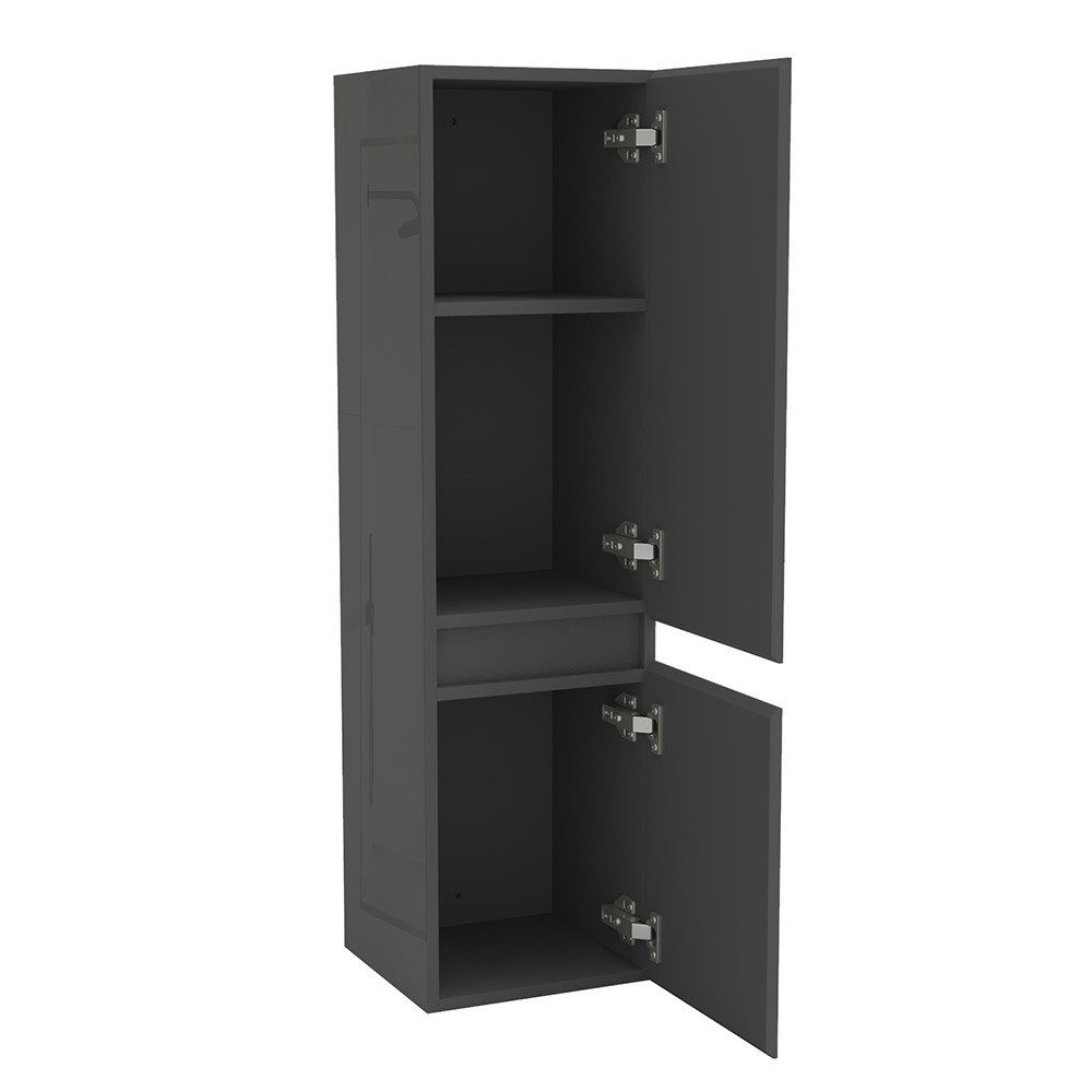 duschspa Waschtisch Unterschrank Waschbeckenunterschrank Waschtischunterschrank Badschrank, 50-120cm Hängeschrank, Matt / Hochglanz