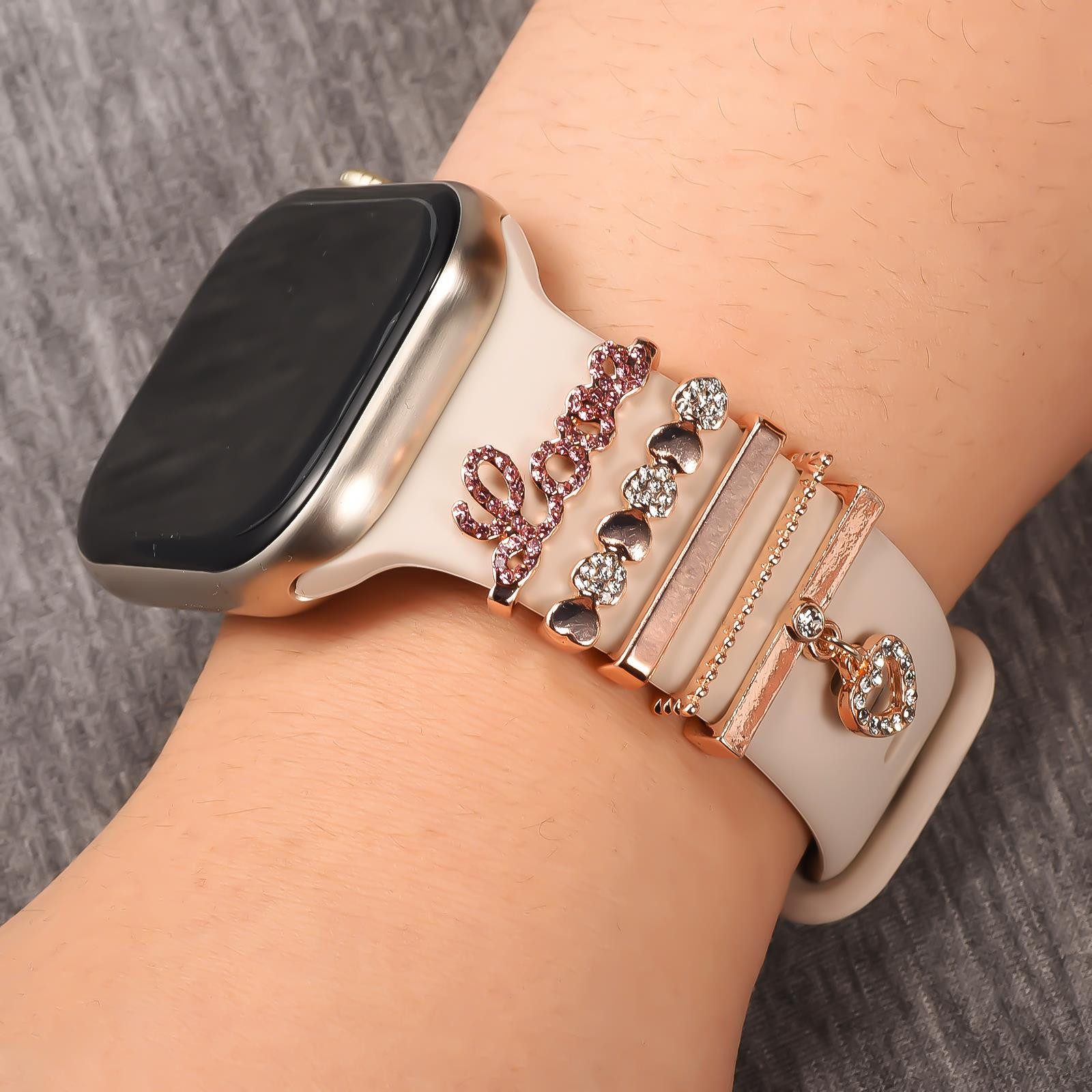 CoolGadget Smartwatch-Armband Uhren Charms Schmuck Ringe Deko Loops Motiv C günstig online kaufen
