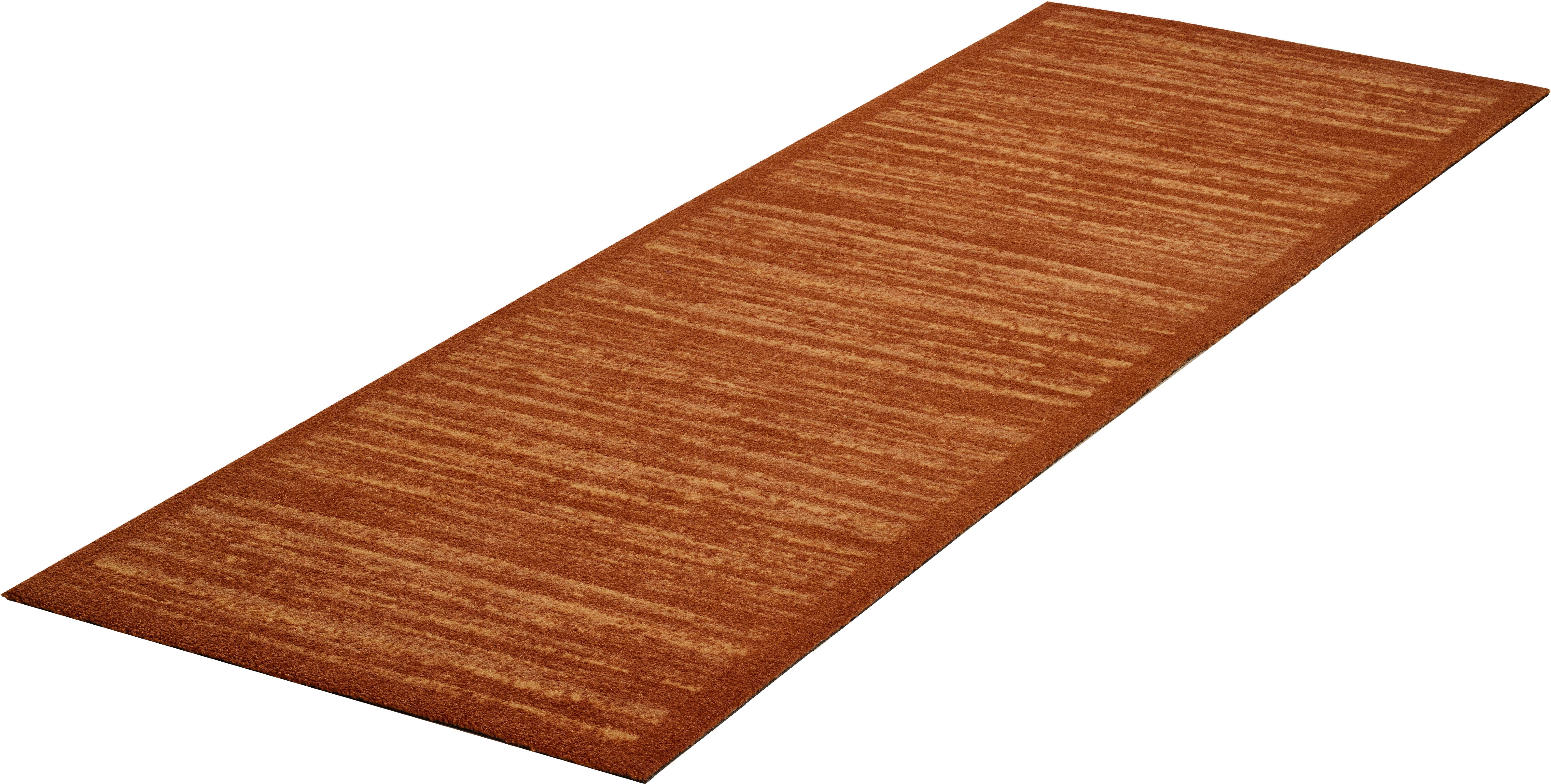 Küchenläufer Hamada, Grund, rechteckig, Höhe: 8 mm, In- und Outdoor geeignet,  Teppich-Läufer mit Bordüre | Kurzflor-Teppiche