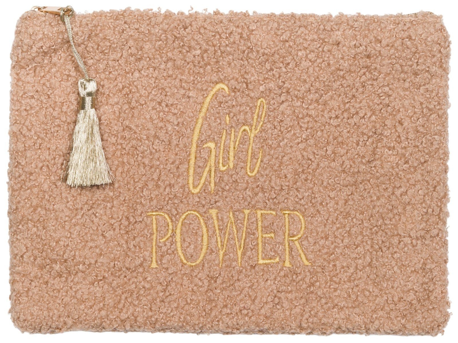 styleBREAKER Kosmetiktasche Beautybag Girl Power (1-tlg)
