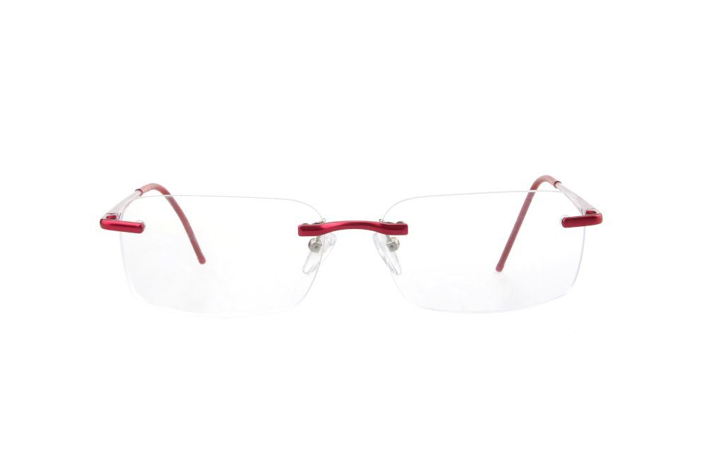 Edison & King Lesebrille Free, entspiegelt - randlose Brille mit dünnen Metallbügeln