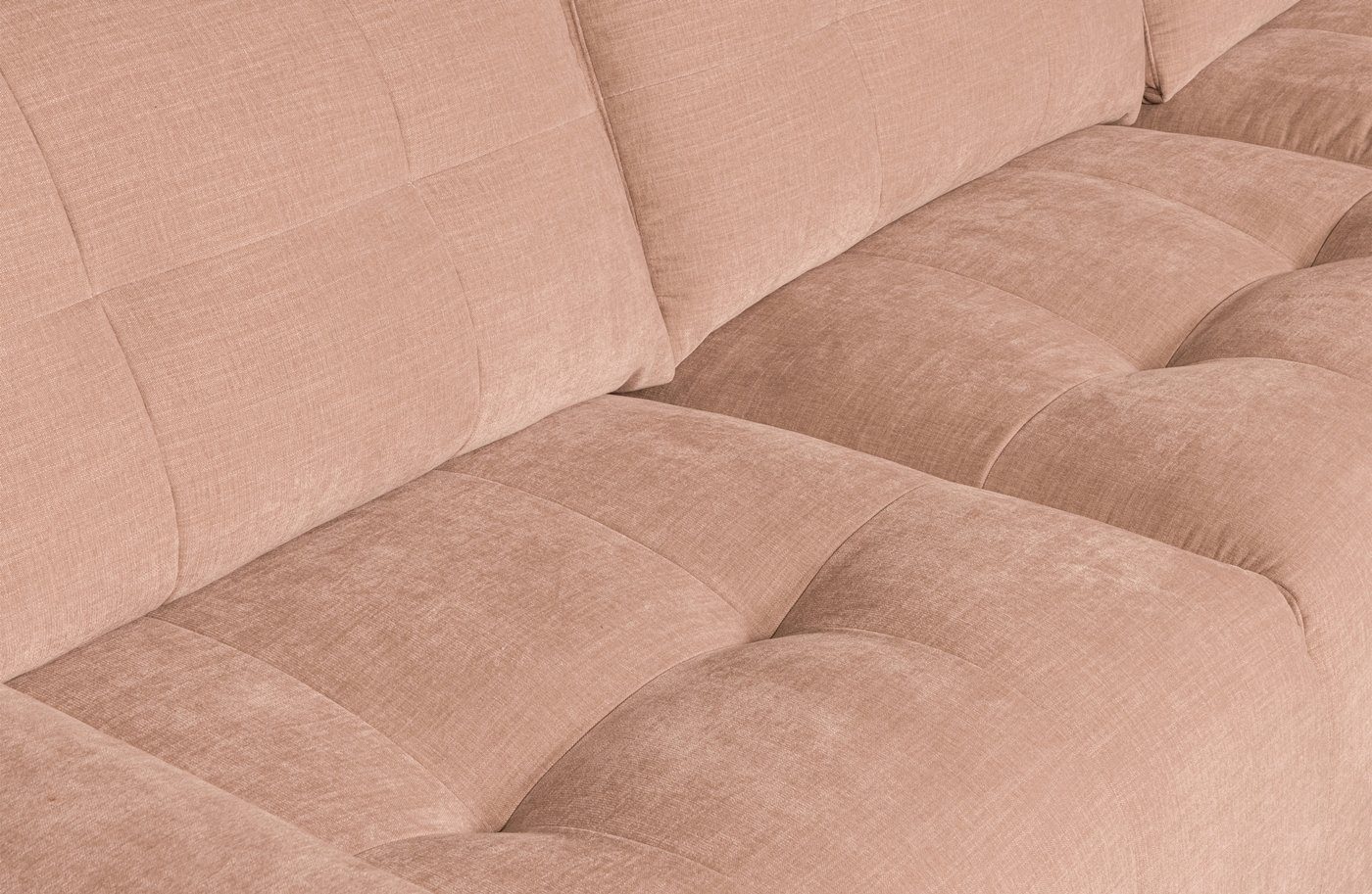 Ecksofa - Rechts vtwonen Longchair-Sofa Stoff Bar freistellbar Pink,