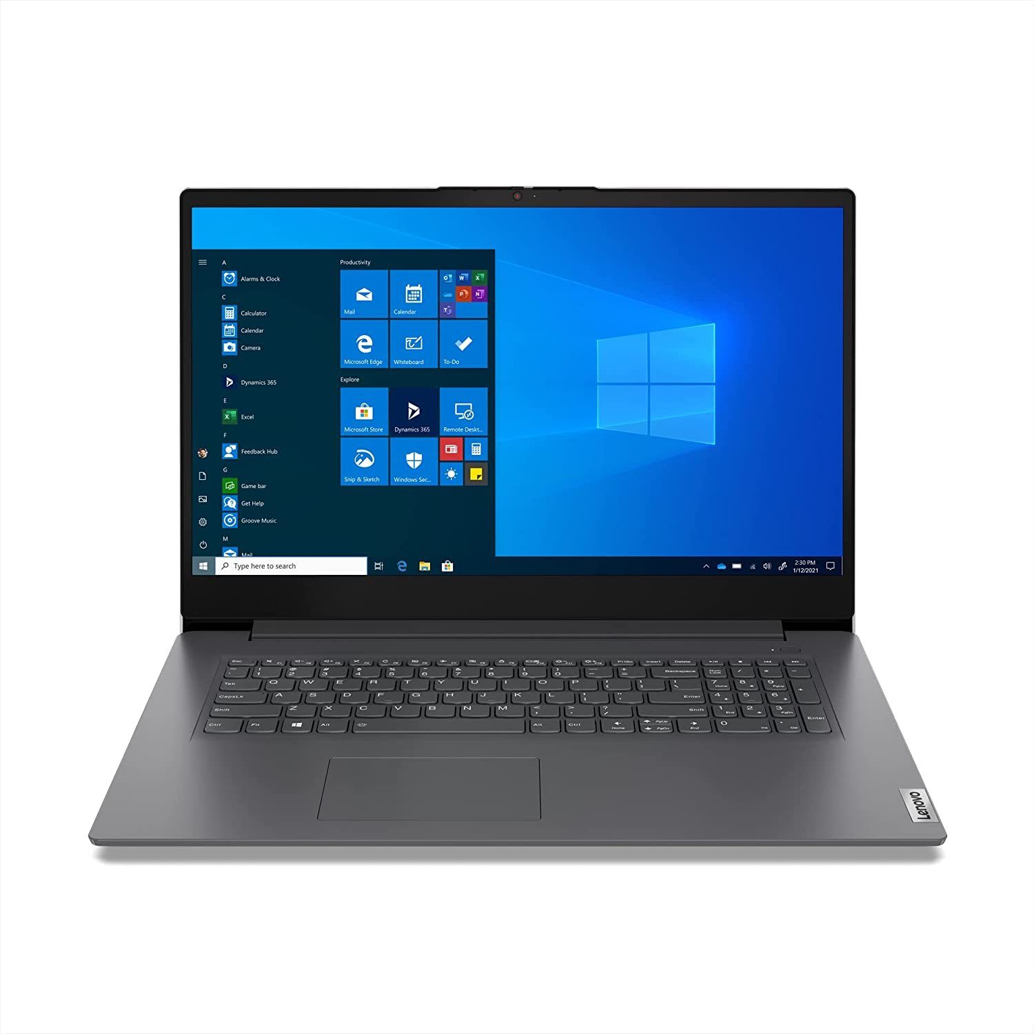 Lenovo Laptop V17 Full HD, Intel Core i5-1235U 10 x 4.40 GHz, Notebook (44,00 cm/17.3 Zoll, Intel Core i5 1235U, Intel UHD Grafik, 512 GB SSD, 16 GB DDR4 RAM, Windows 11 Pro)