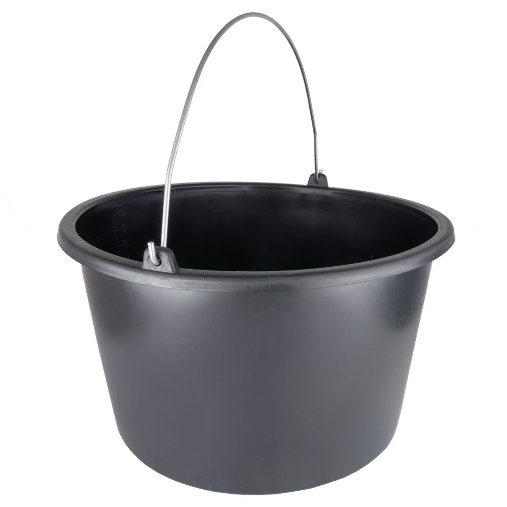 Prima-Online Baueimer 5 Set Mörtelkübel, Baueimer, Putzeimer 5L, 10L, 12L, 16L, 20L, 10 Liter