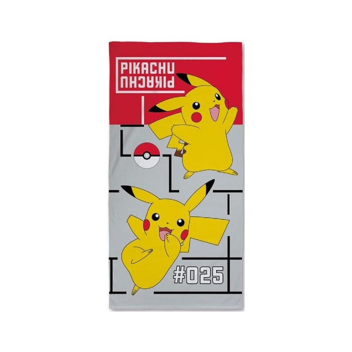POKÉMON Strandtuch Handtuch 70x140 cm Baumwolle weich Badetuch saugfähig Duschtuch, (Packung)