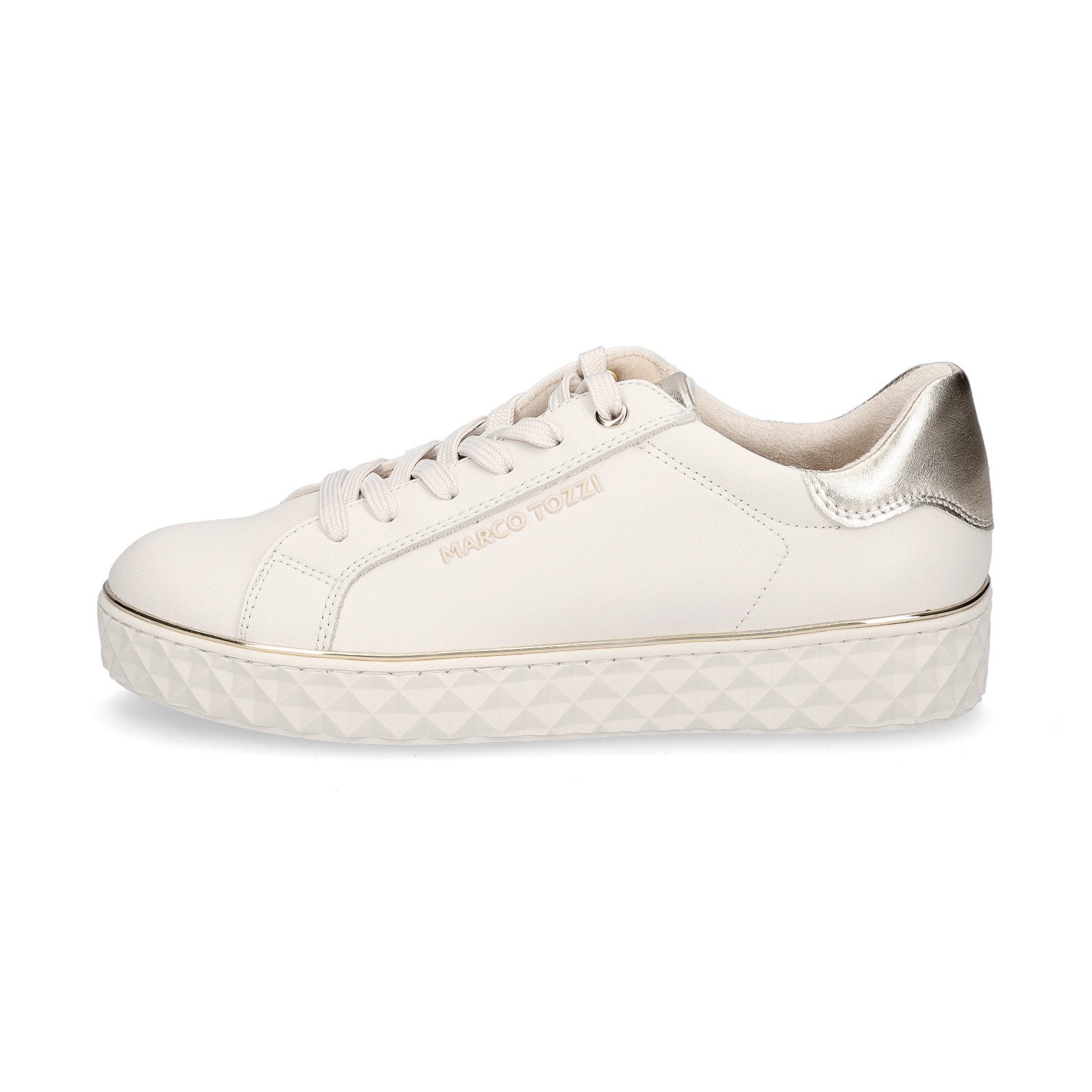 MARCO TOZZI Marco Tozzi Damen Sneaker creme Sneaker